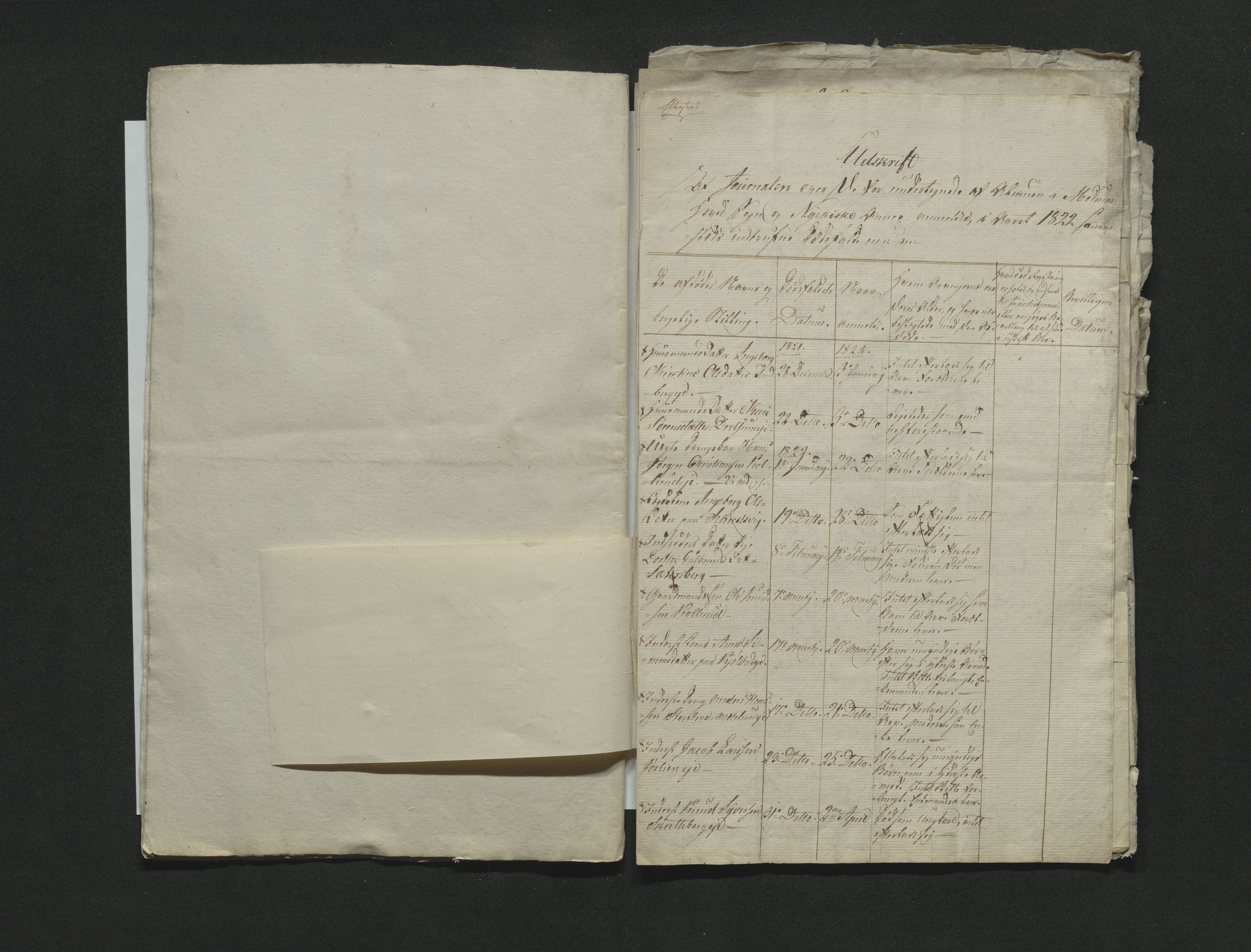 Eiker, Modum og Sigdal sorenskriveri, AV/SAKO-A-123/H/Ha/Hab/L0001: Dødsfallsmeldinger, 1812-1822, p. 306