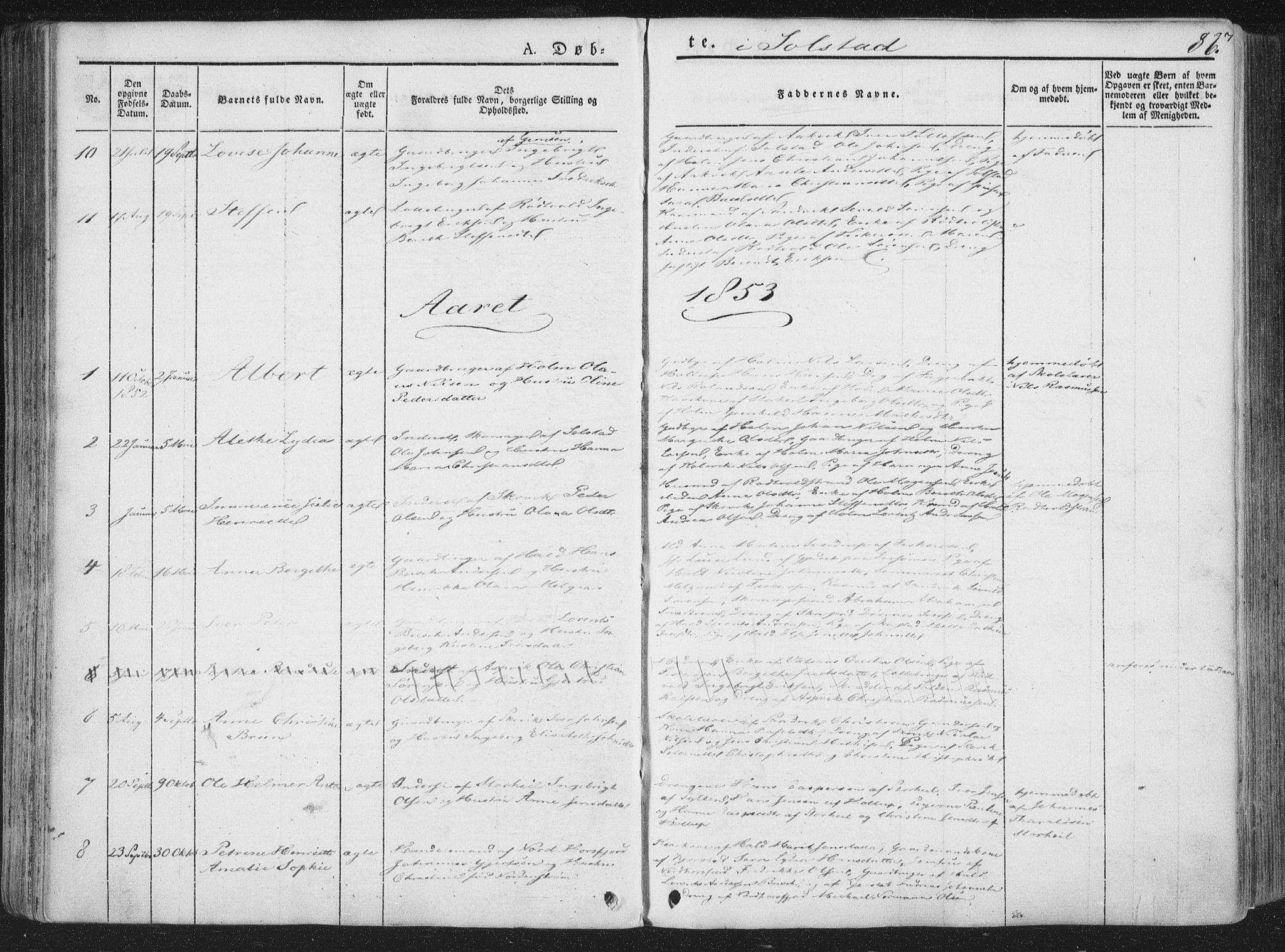 Ministerialprotokoller, klokkerbøker og fødselsregistre - Nordland, AV/SAT-A-1459/810/L0145: Parish register (official) no. 810A07 /2, 1841-1862, p. 86