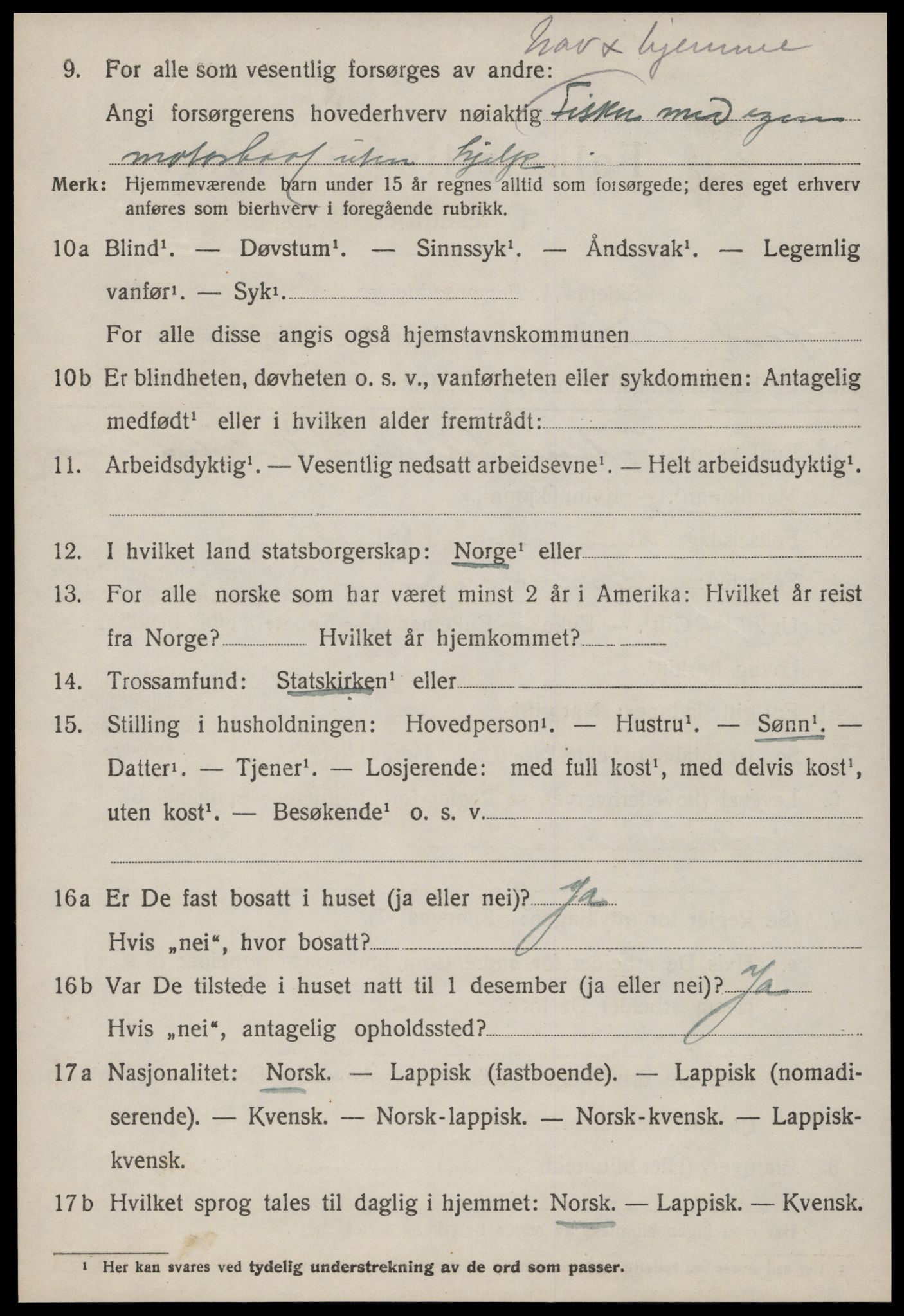 SAT, 1920 census for Nord-Frøya, 1920, p. 8626