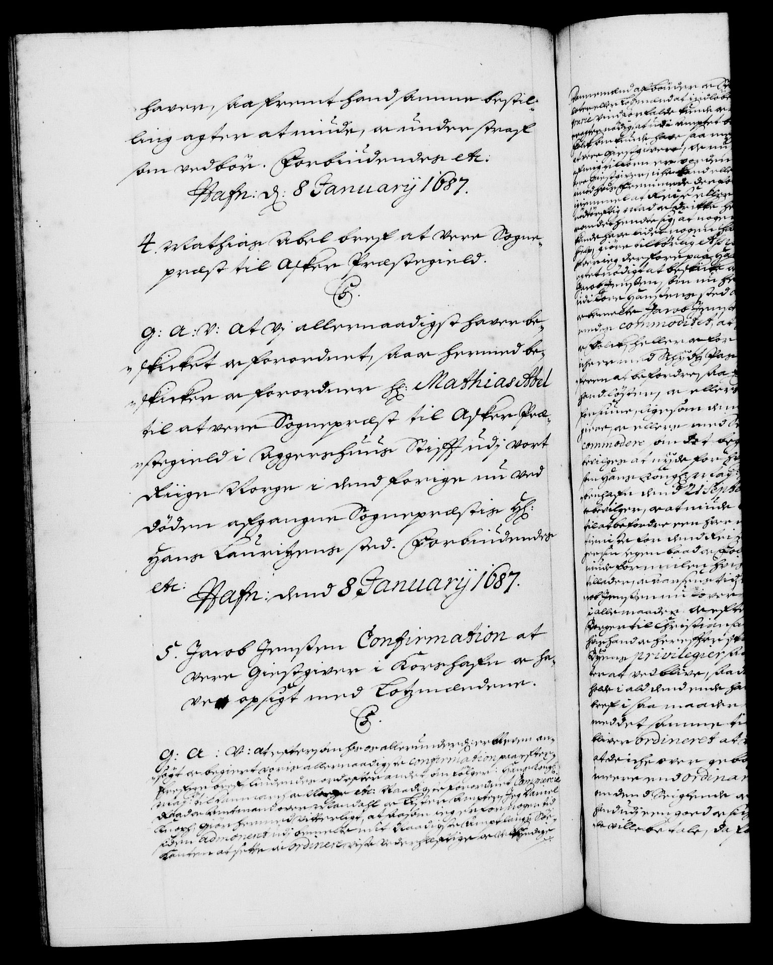 Danske Kanselli 1572-1799, AV/RA-EA-3023/F/Fc/Fca/Fcaa/L0014: Norske registre (mikrofilm), 1685-1687, p. 400b