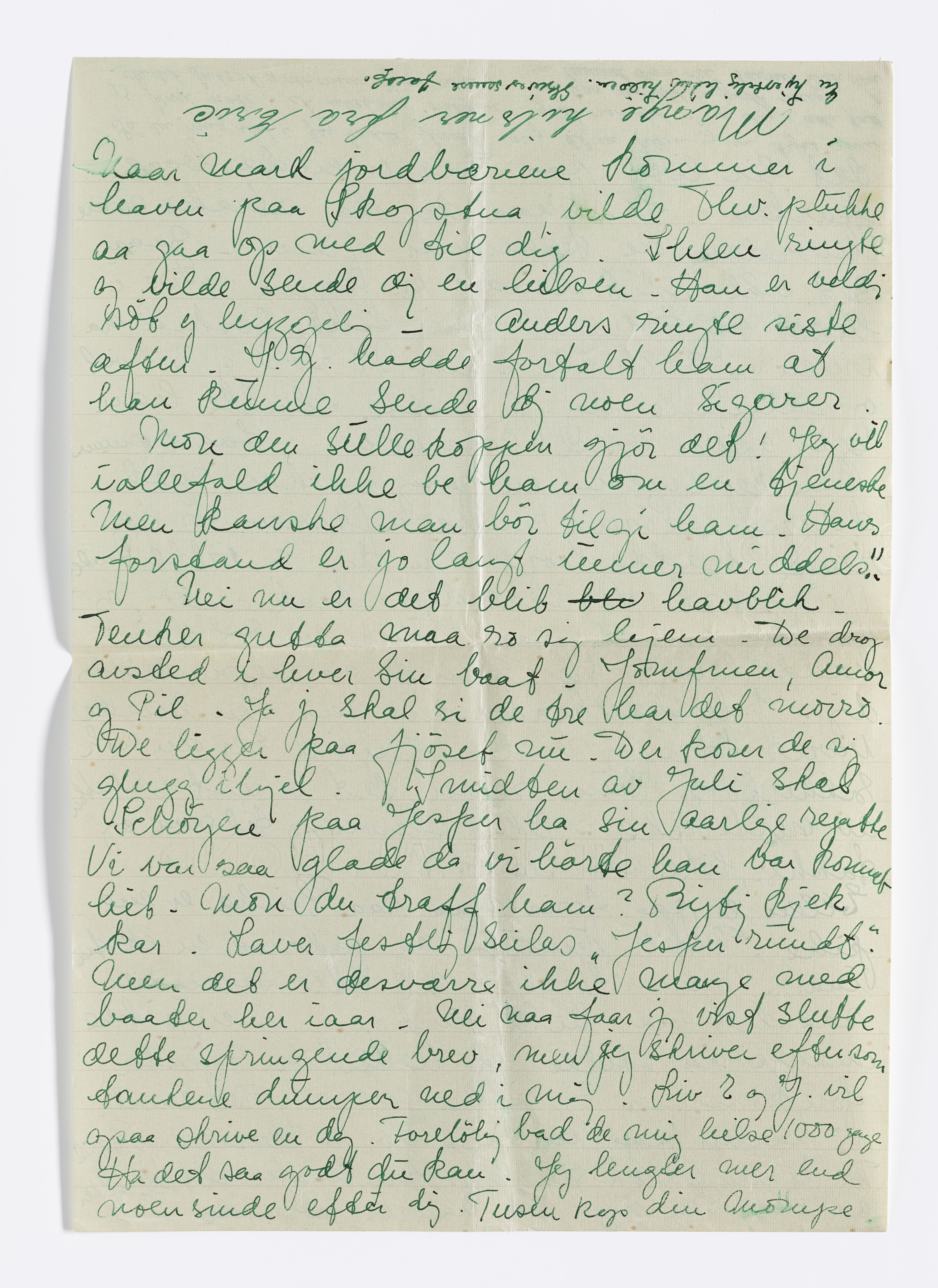Johannes Sejersted Bødtker, AFM/GRI-1001/D/Db/Dbb/L0002/0004: Inngående brev / Brev
