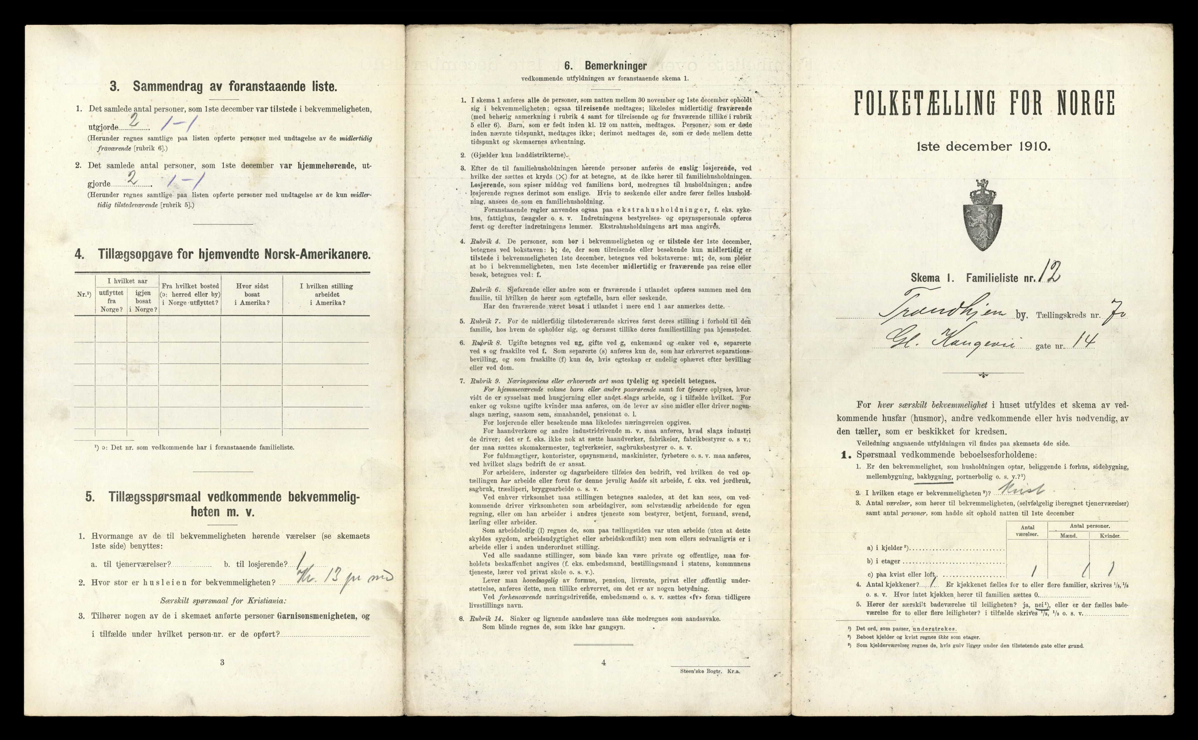 RA, 1910 census for Trondheim, 1910, p. 20901