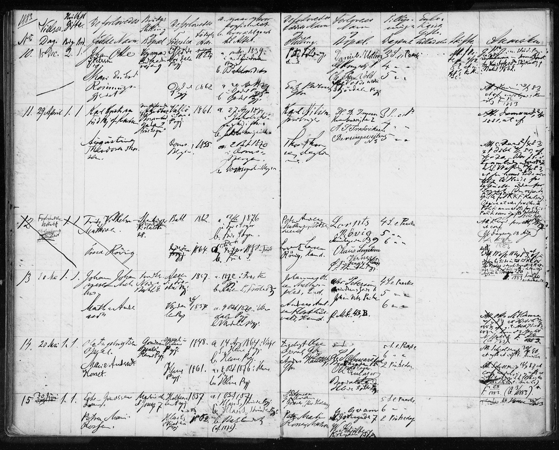 Ministerialprotokoller, klokkerbøker og fødselsregistre - Sør-Trøndelag, AV/SAT-A-1456/604/L0188: Parish register (official) no. 604A11, 1878-1892