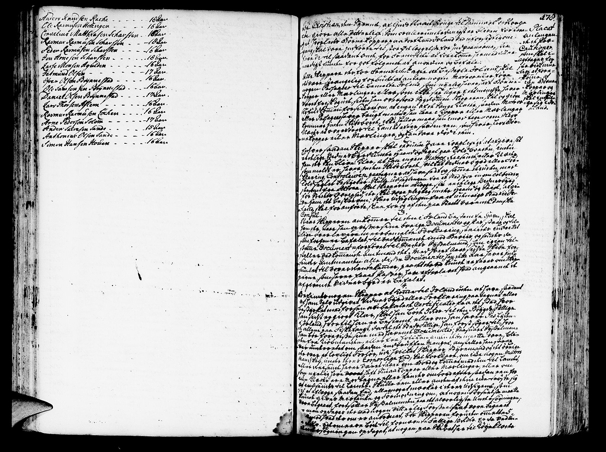 Innvik sokneprestembete, SAB/A-80501: Other parish register no. I.2.A, 1750-1835, p. 178
