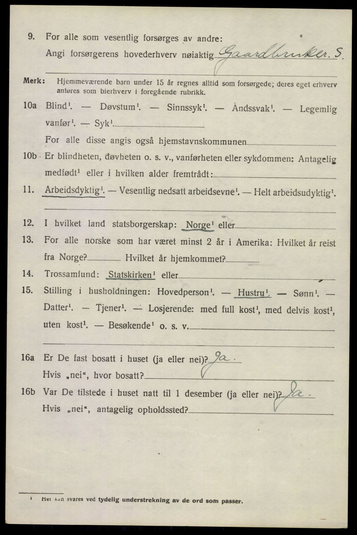 SAKO, 1920 census for Andebu, 1920, p. 4475