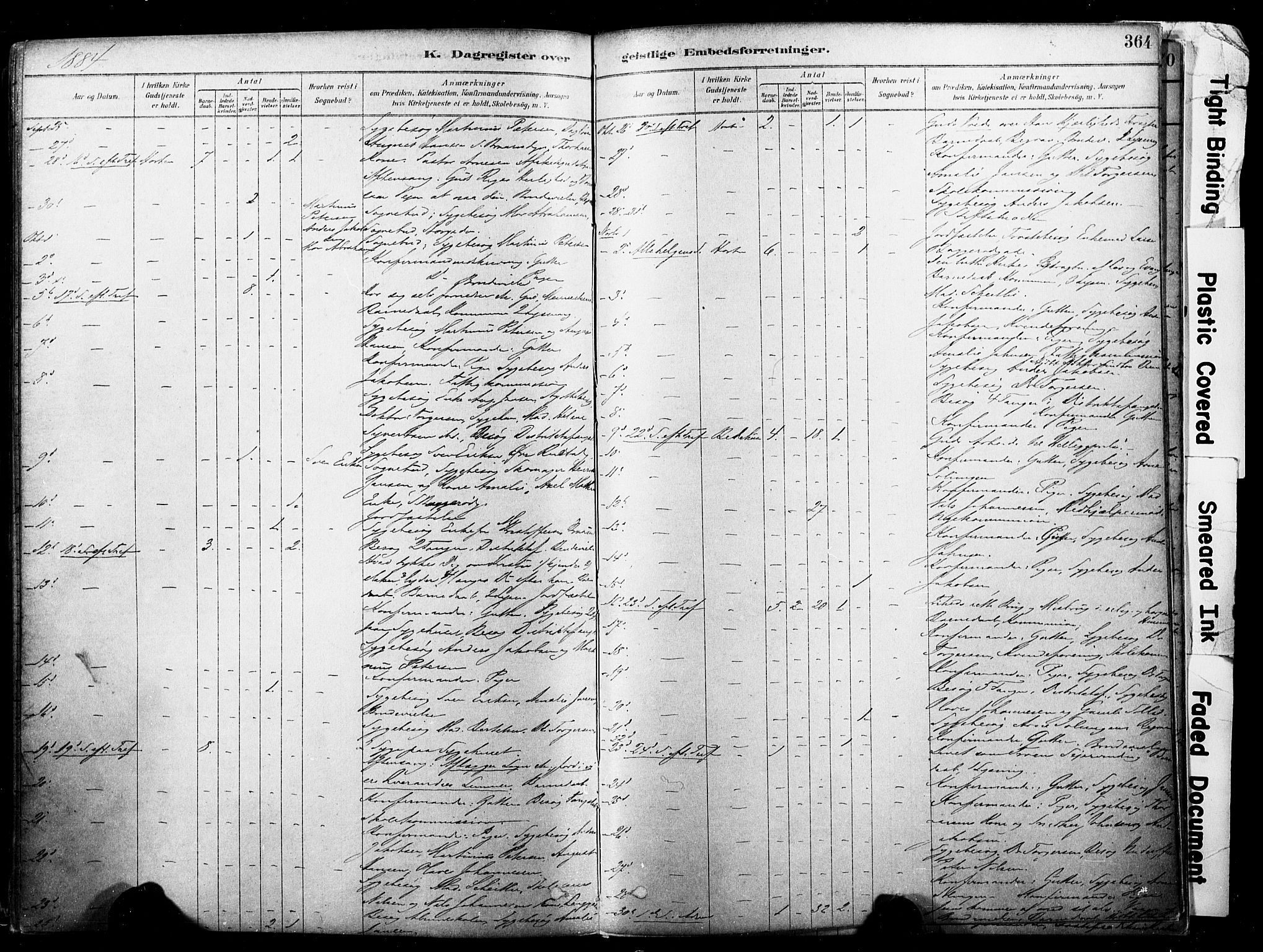 Horten kirkebøker, AV/SAKO-A-348/F/Fa/L0003: Parish register (official) no. 3, 1878-1887, p. 364