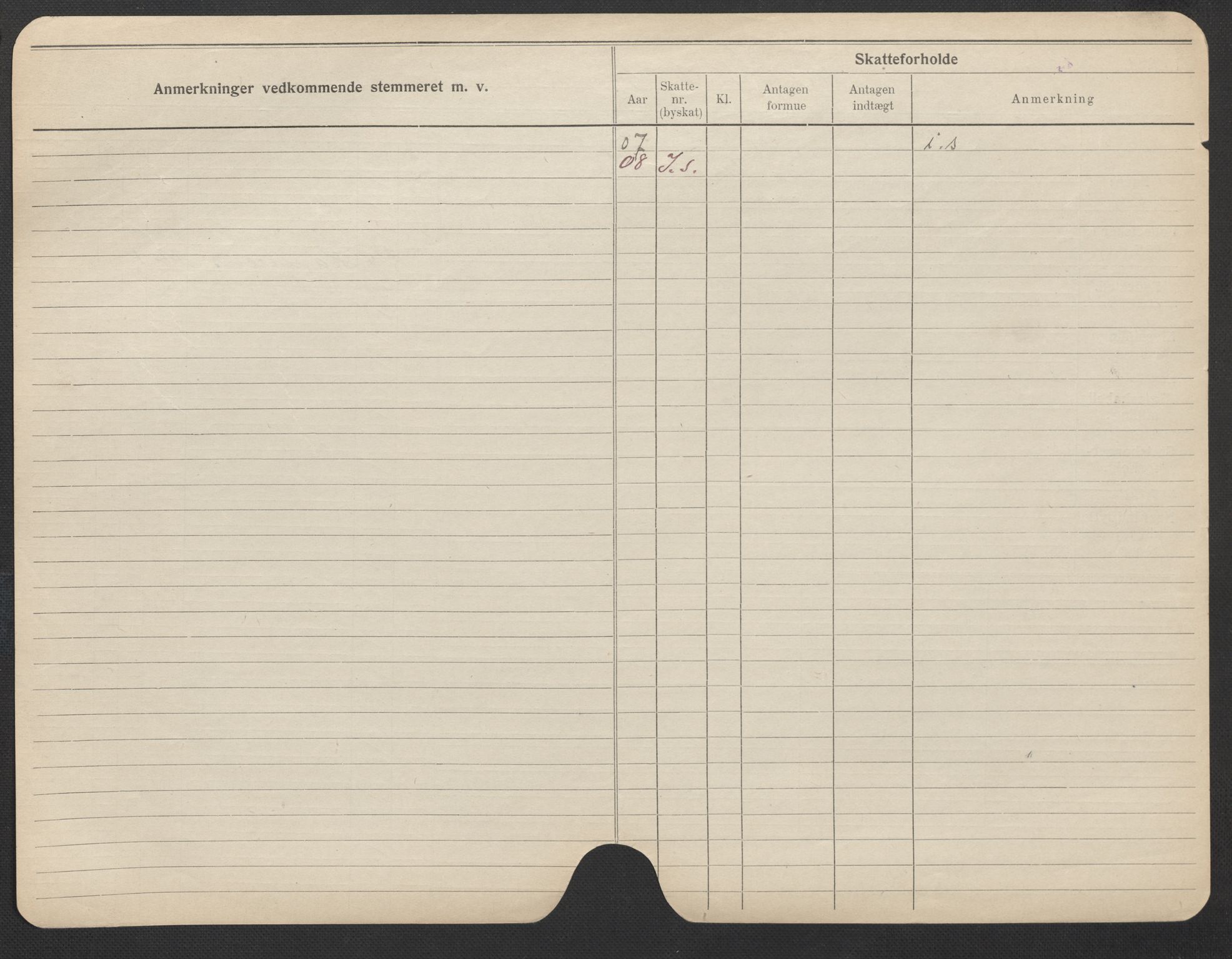 Oslo folkeregister, Registerkort, AV/SAO-A-11715/F/Fa/Fac/L0022: Kvinner, 1906-1914, p. 533b