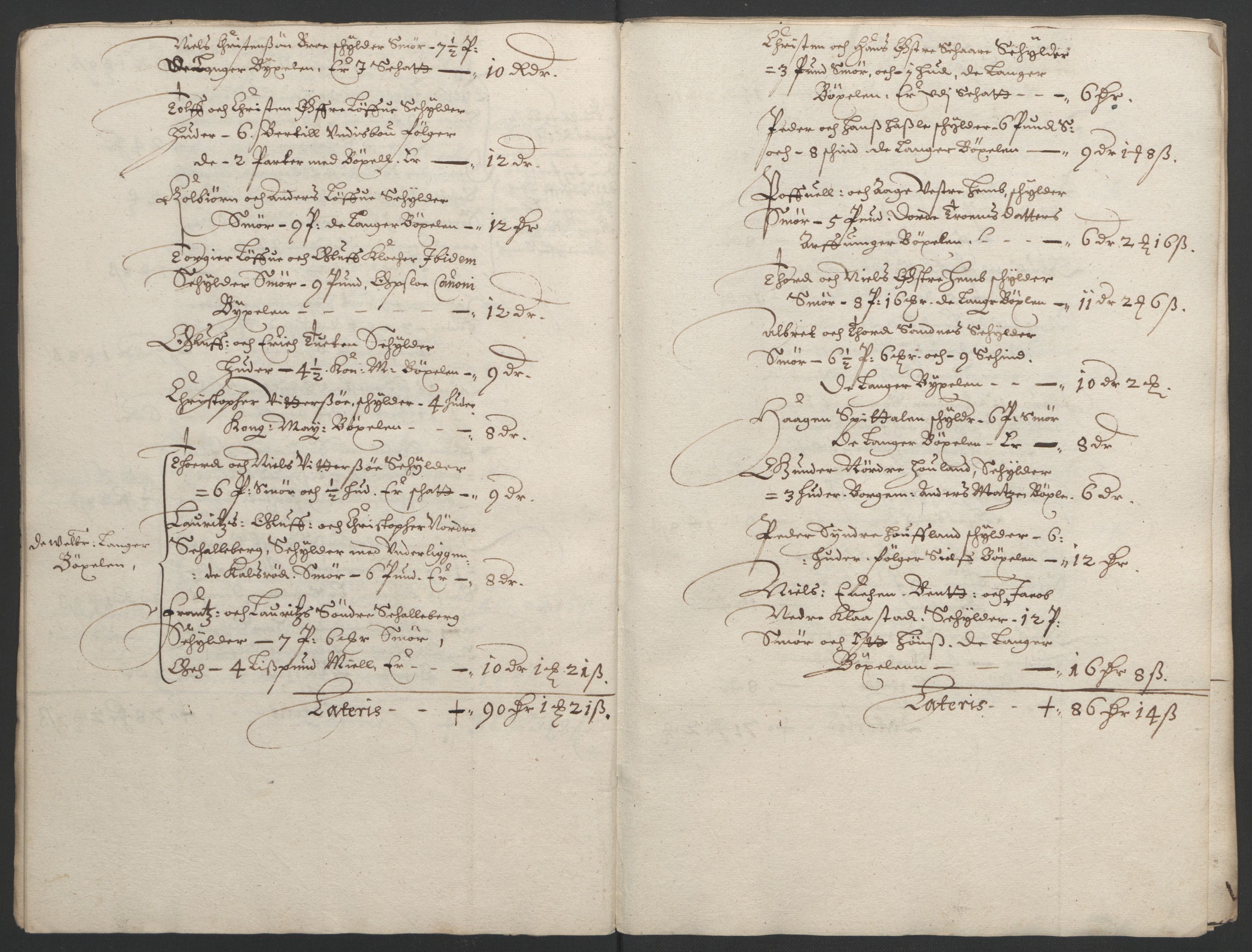 Rentekammeret inntil 1814, Reviderte regnskaper, Fogderegnskap, AV/RA-EA-4092/R33/L1963: Fogderegnskap Larvik grevskap, 1662-1664, p. 20