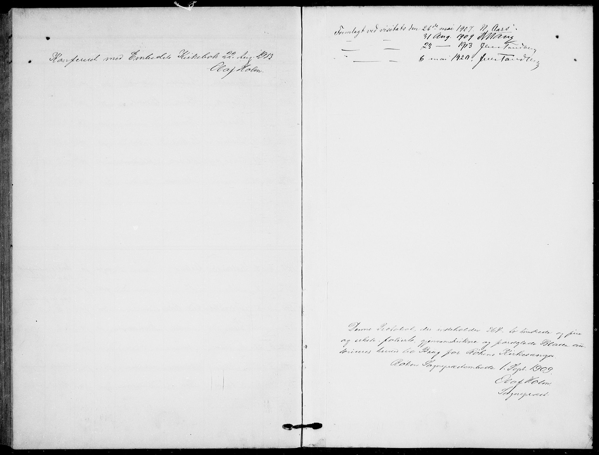 Røyken kirkebøker, SAKO/A-241/G/Ga/L0005: Parish register (copy) no. 5, 1903-1918