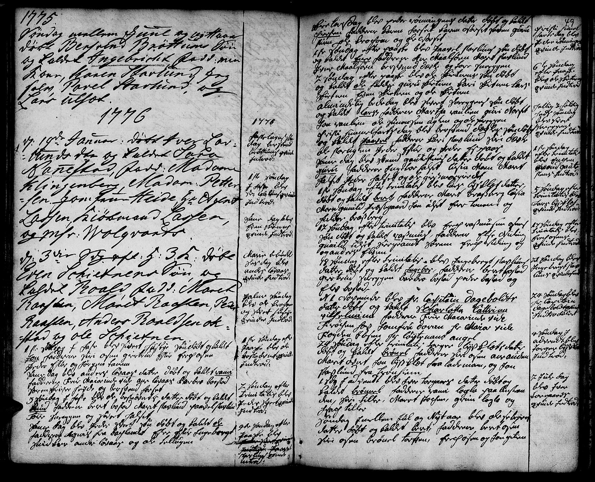 Ministerialprotokoller, klokkerbøker og fødselsregistre - Sør-Trøndelag, SAT/A-1456/618/L0437: Parish register (official) no. 618A02, 1749-1782, p. 49