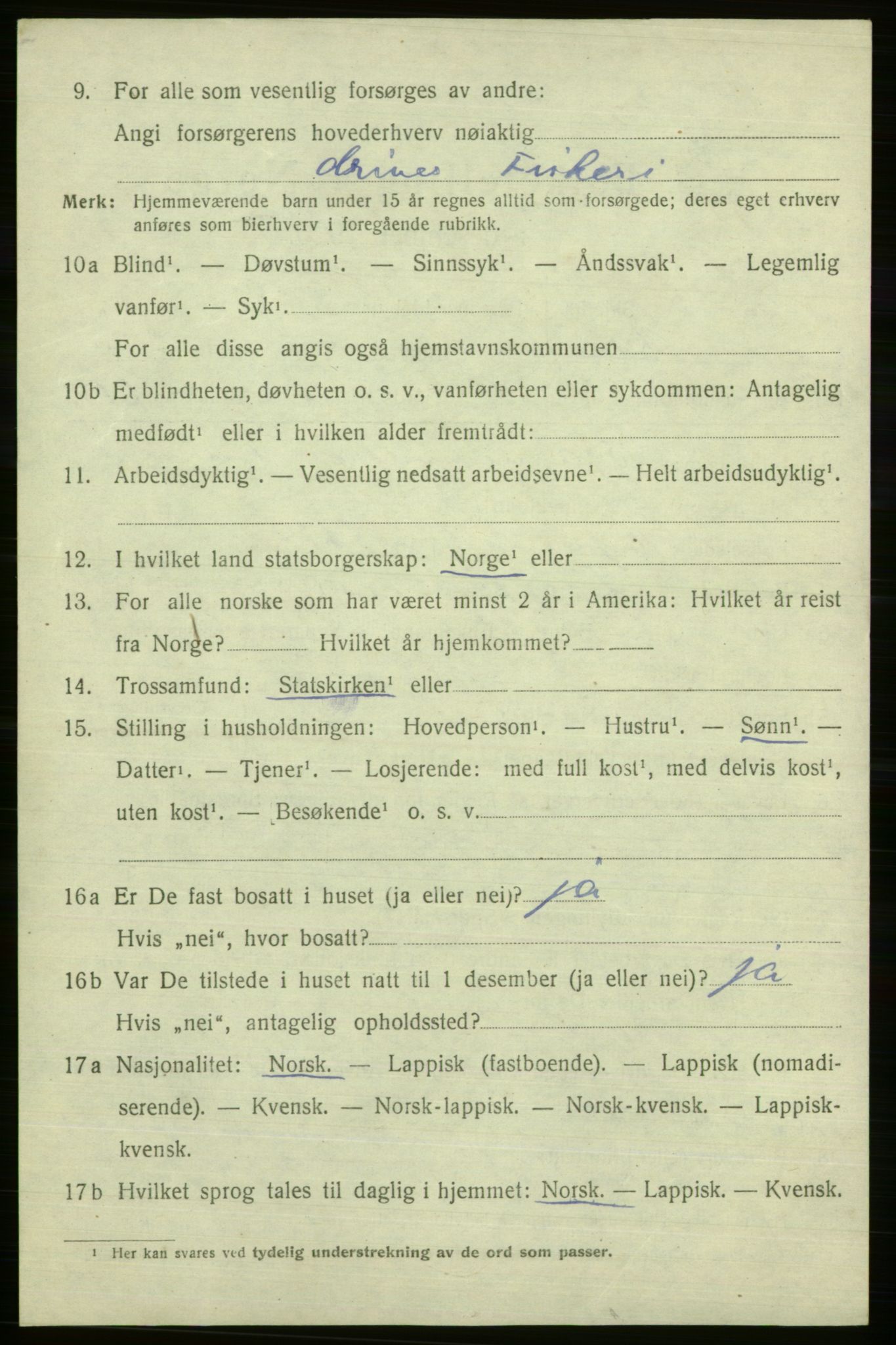 SATØ, 1920 census for Måsøy, 1920, p. 4437