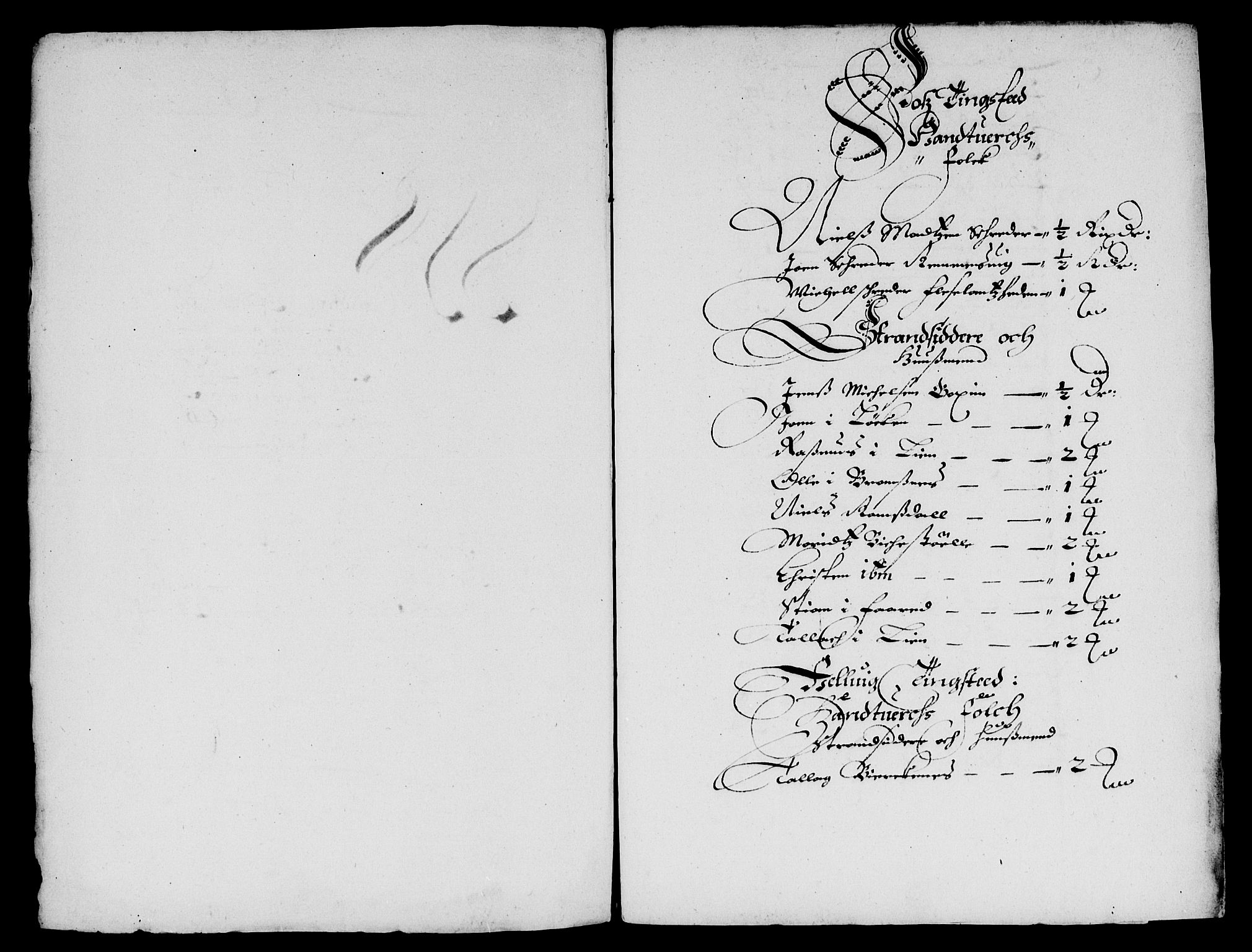 Rentekammeret inntil 1814, Reviderte regnskaper, Lensregnskaper, RA/EA-5023/R/Rb/Rbr/L0023: Lista len, 1660-1661