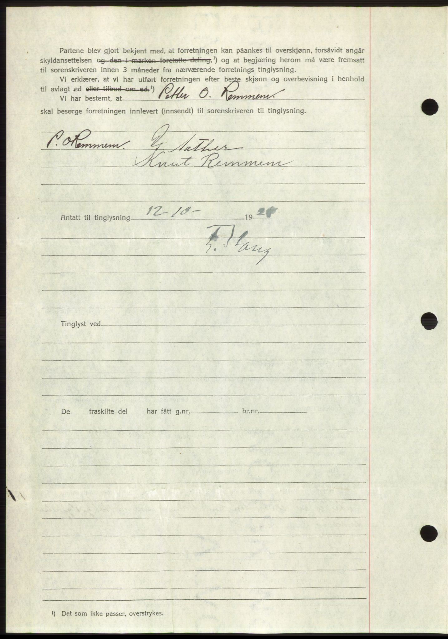 Romsdal sorenskriveri, AV/SAT-A-4149/1/2/2C/L0055: Mortgage book no. 49, 1928-1929, Deed date: 15.10.1928