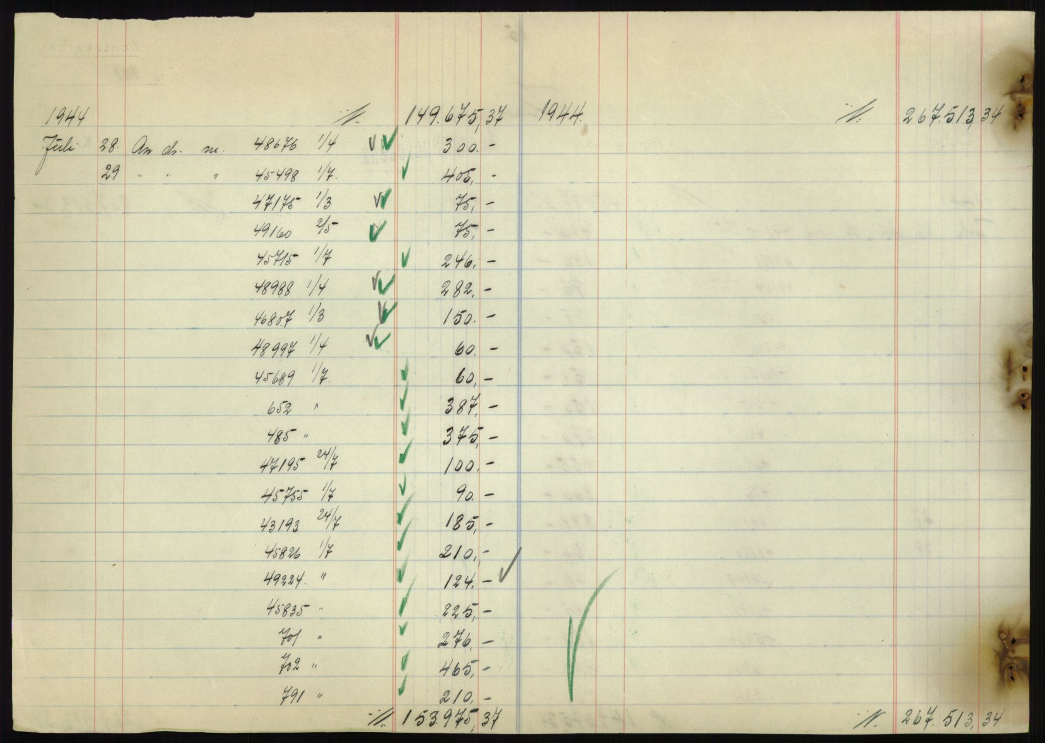 Forsvarsdepartementet, 10. kontor / Oppgjørskontoret, AV/RA-RAFA-1225/D/Db/L0180: Lista oppgjørskontor, 1942-1952, p. 2220