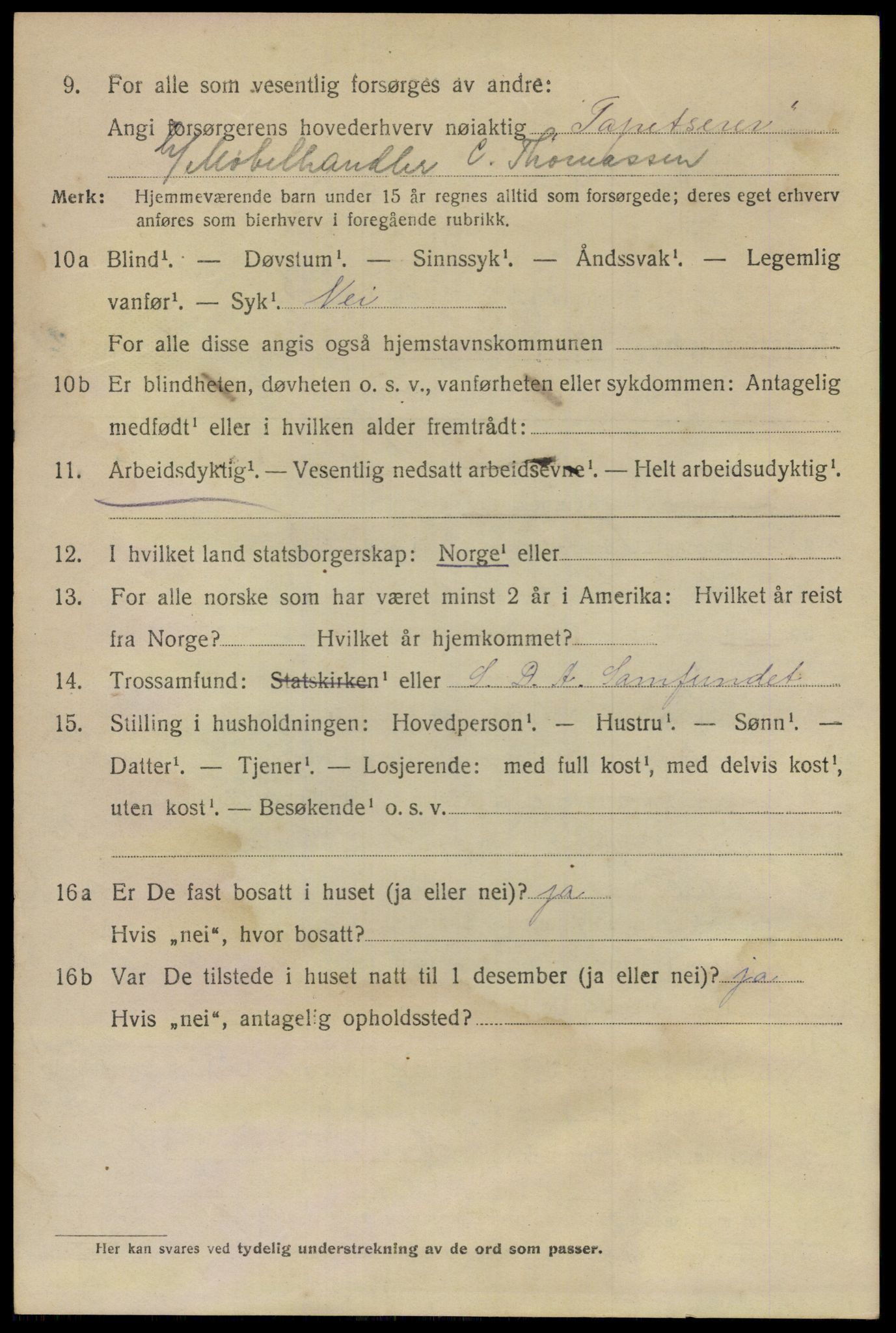 SAO, 1920 census for Kristiania, 1920, p. 171674