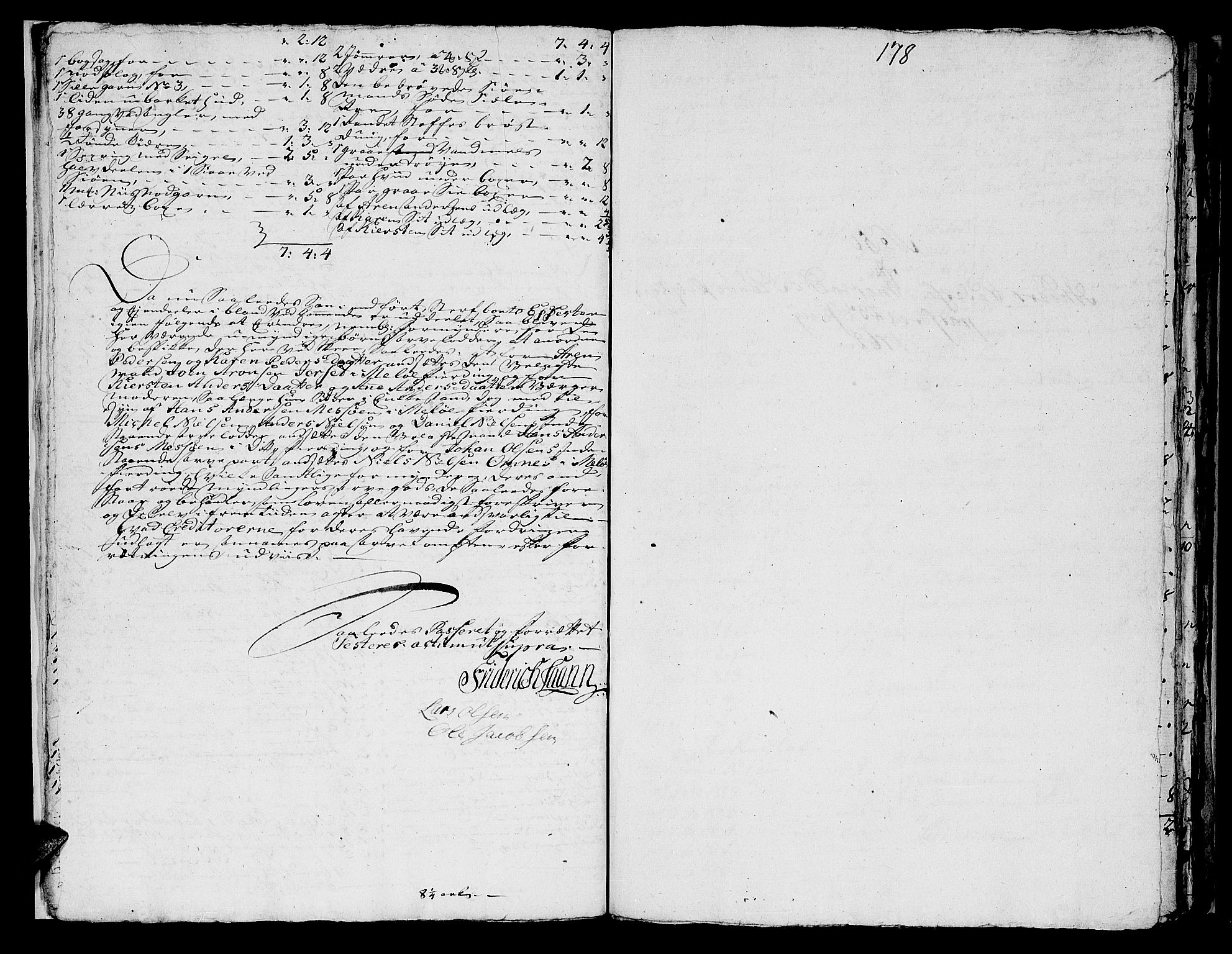 Helgeland sorenskriveri, AV/SAT-A-0004/3/3A/L0051: Konseptprotokoll 36, 1762, p. 177b-178a