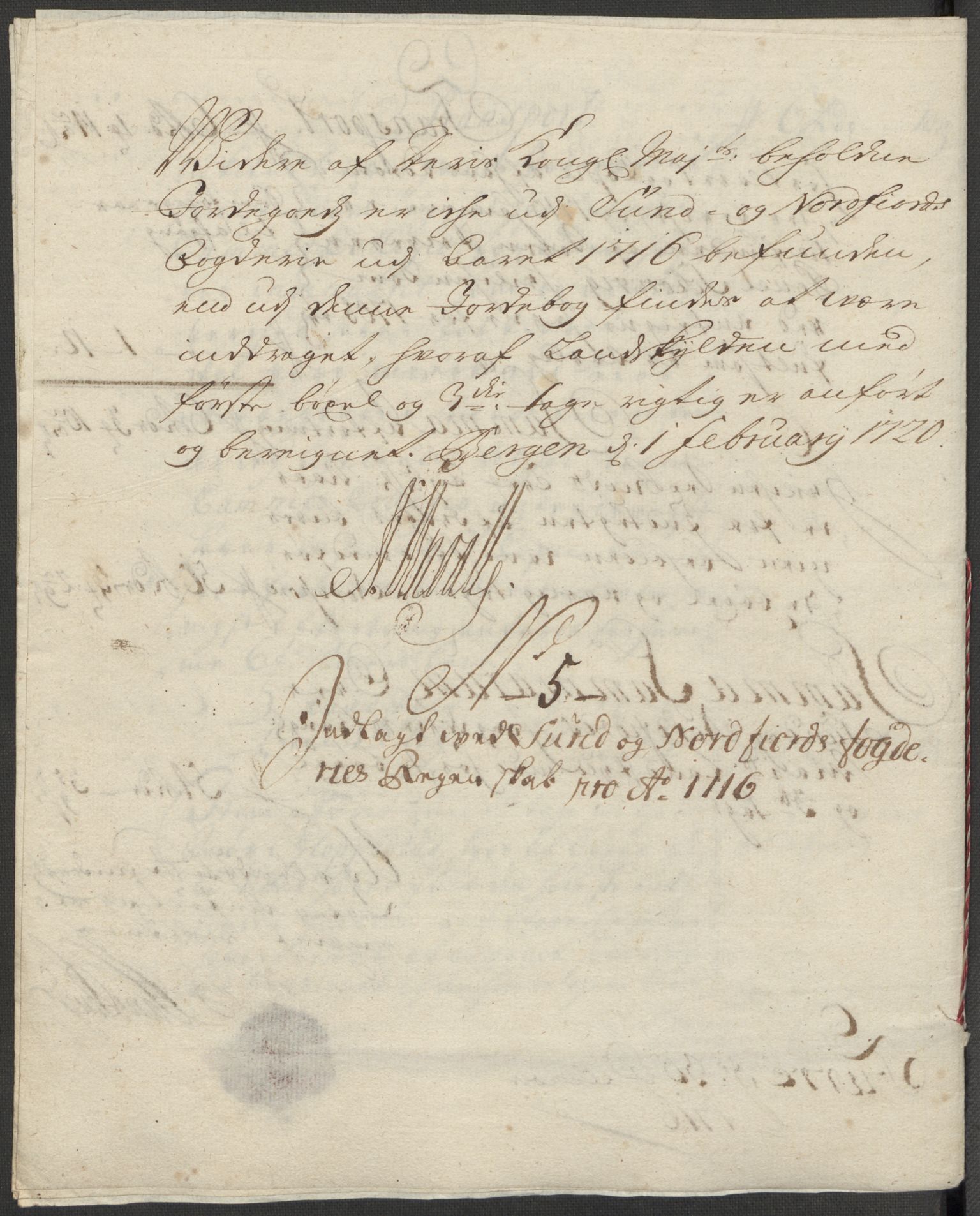 Rentekammeret inntil 1814, Reviderte regnskaper, Fogderegnskap, AV/RA-EA-4092/R53/L3440: Fogderegnskap Sunn- og Nordfjord, 1716, p. 56