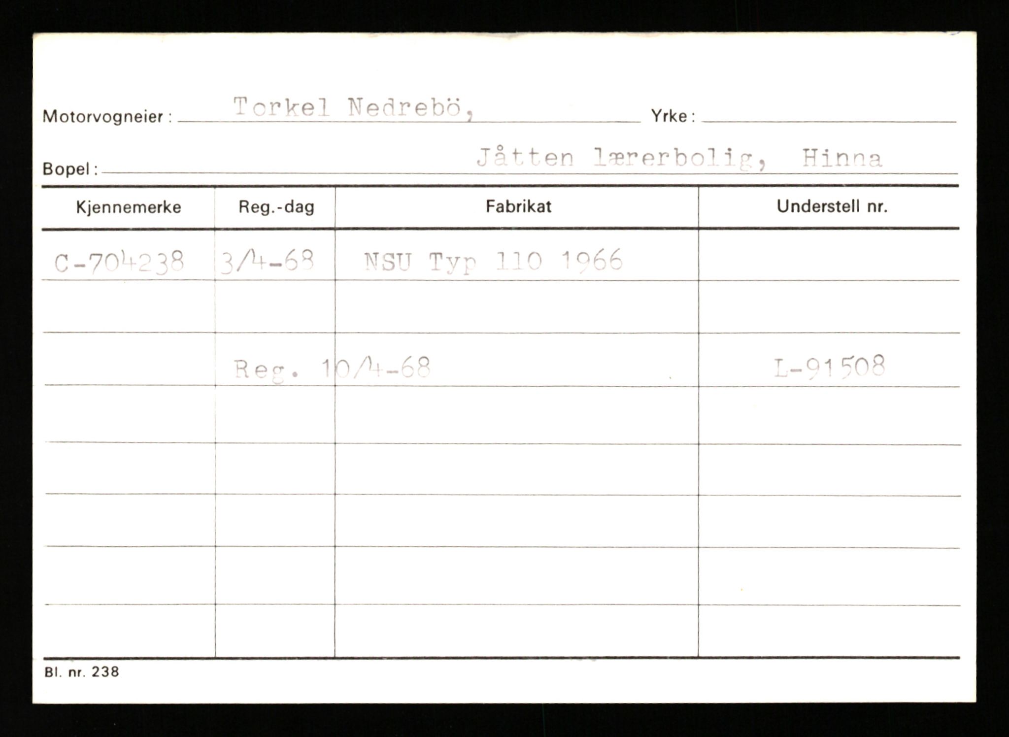 Stavanger trafikkstasjon, AV/SAST-A-101942/0/G/L0012: Registreringsnummer: 363571 - 800000, 1930-1971, p. 2358