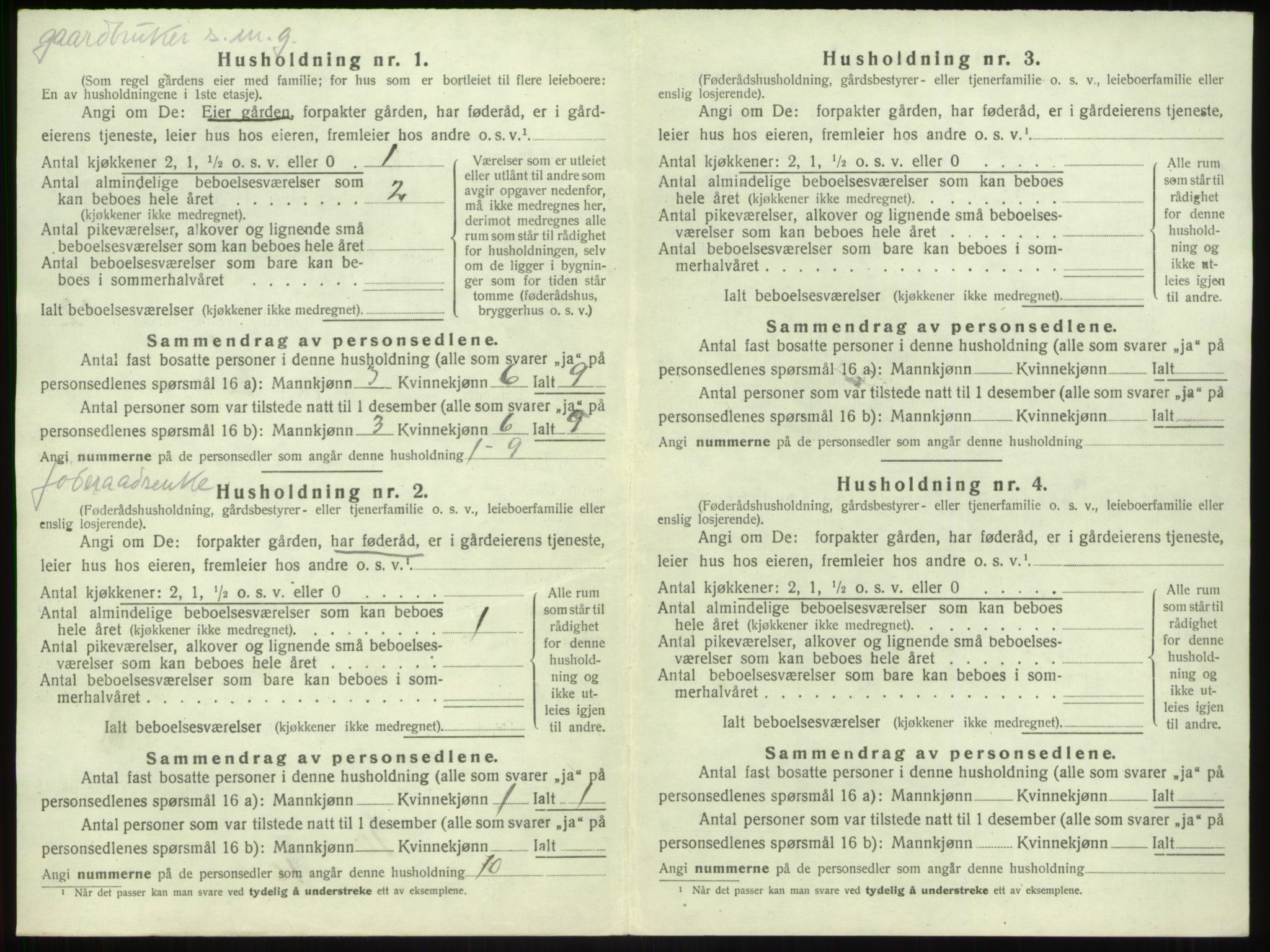 SAB, 1920 census for Kyrkjebø, 1920, p. 150