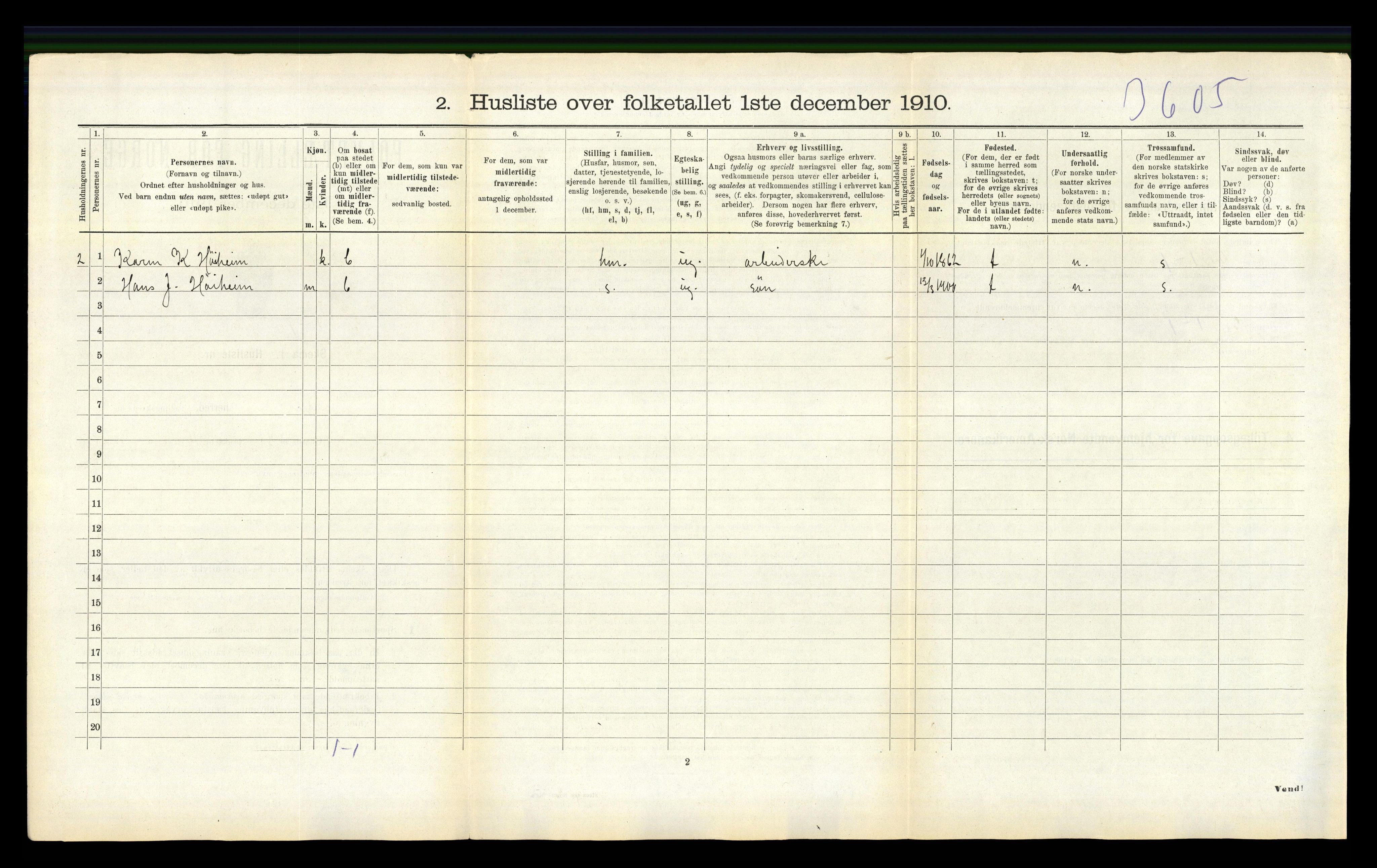 RA, 1910 census for Luster, 1910, p. 966