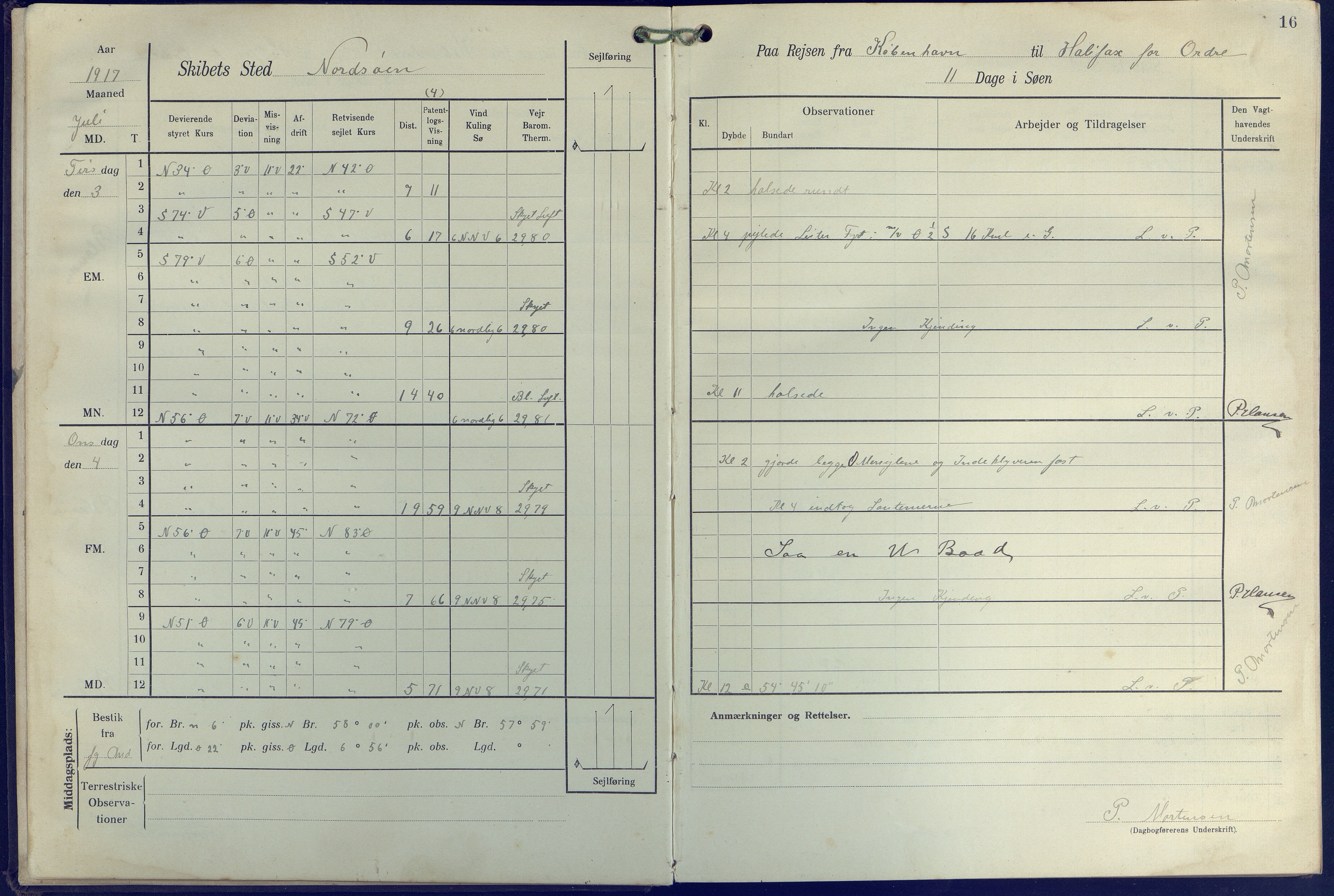 Fartøysarkivet, AAKS/PA-1934/F/L0271: Pehr Ugland (bark), 1917-1919, p. 16
