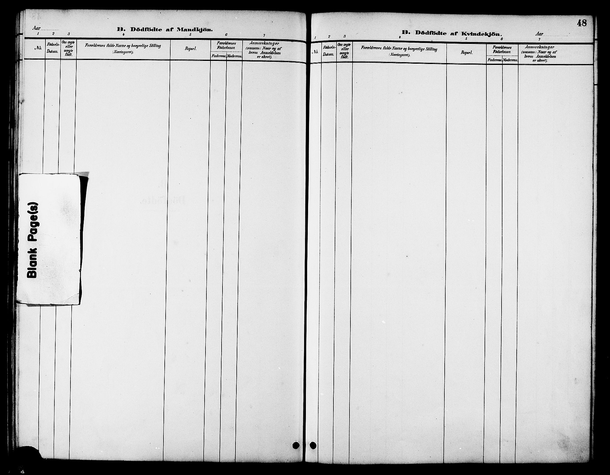 Ministerialprotokoller, klokkerbøker og fødselsregistre - Nordland, AV/SAT-A-1459/826/L0383: Parish register (copy) no. 826C03, 1887-1896, p. 48