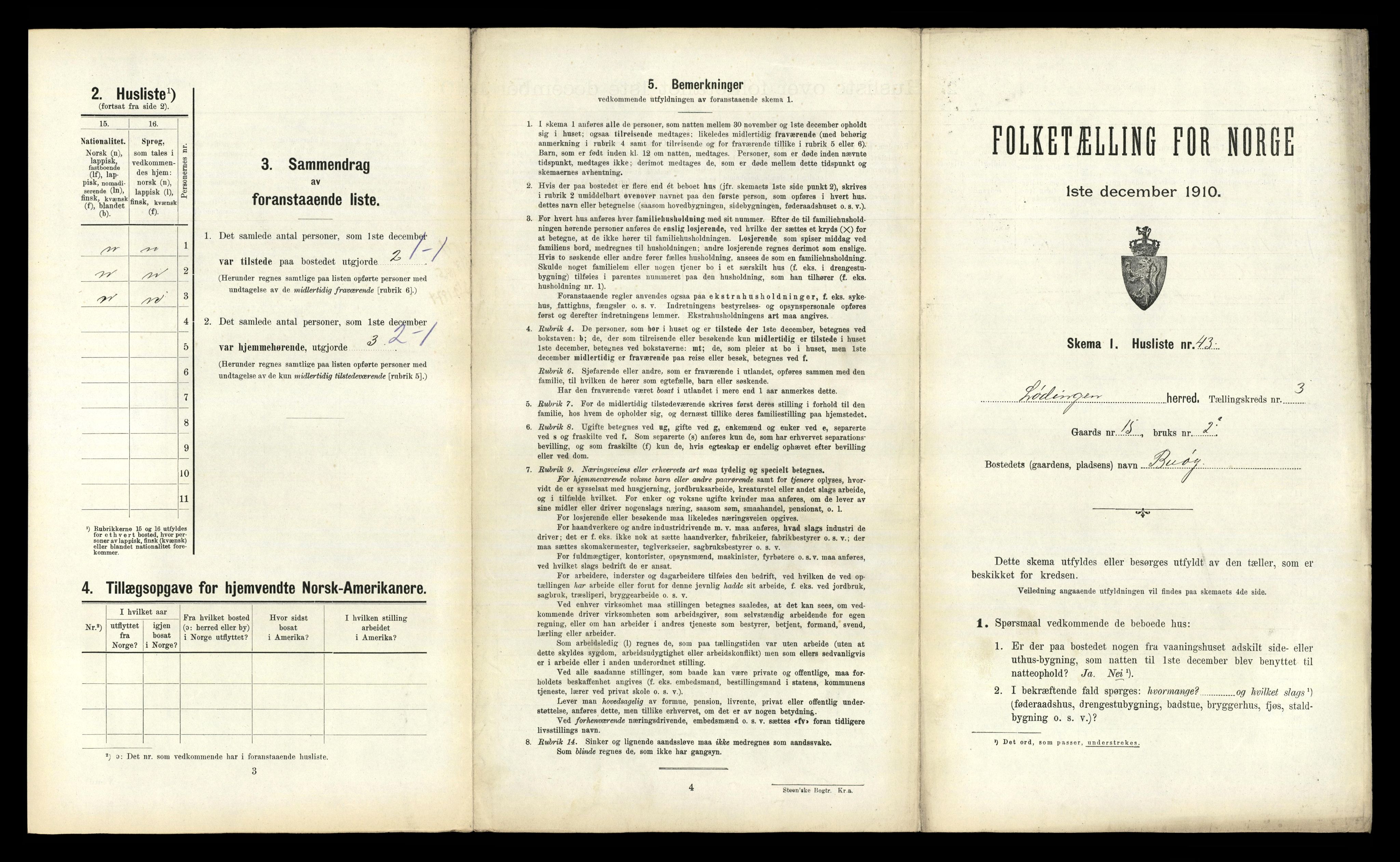 RA, 1910 census for Lødingen, 1910, p. 313