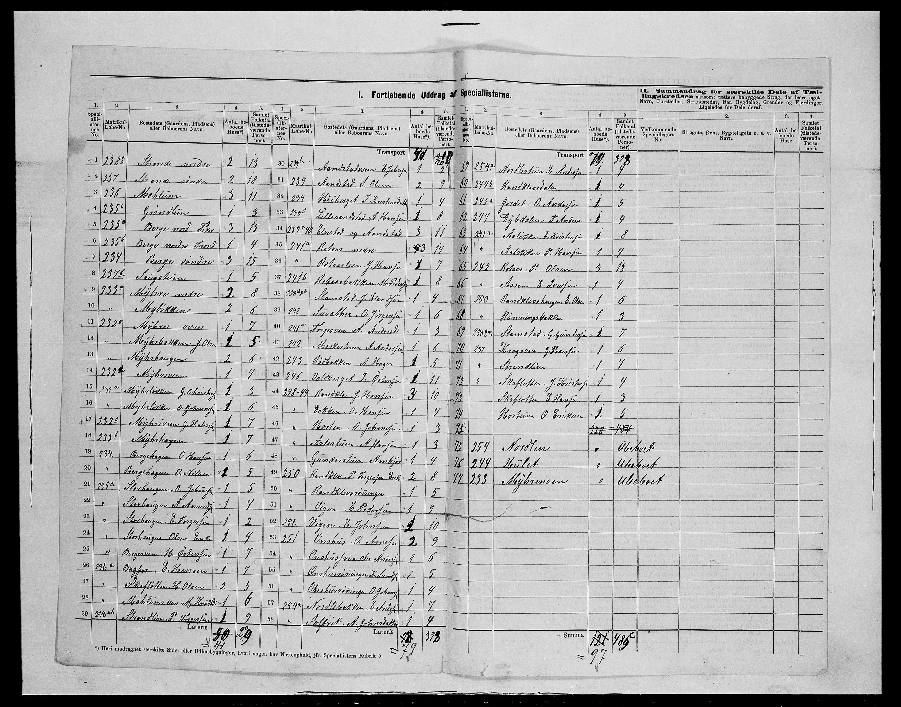 SAH, 1875 census for 0520P Ringebu, 1875, p. 39