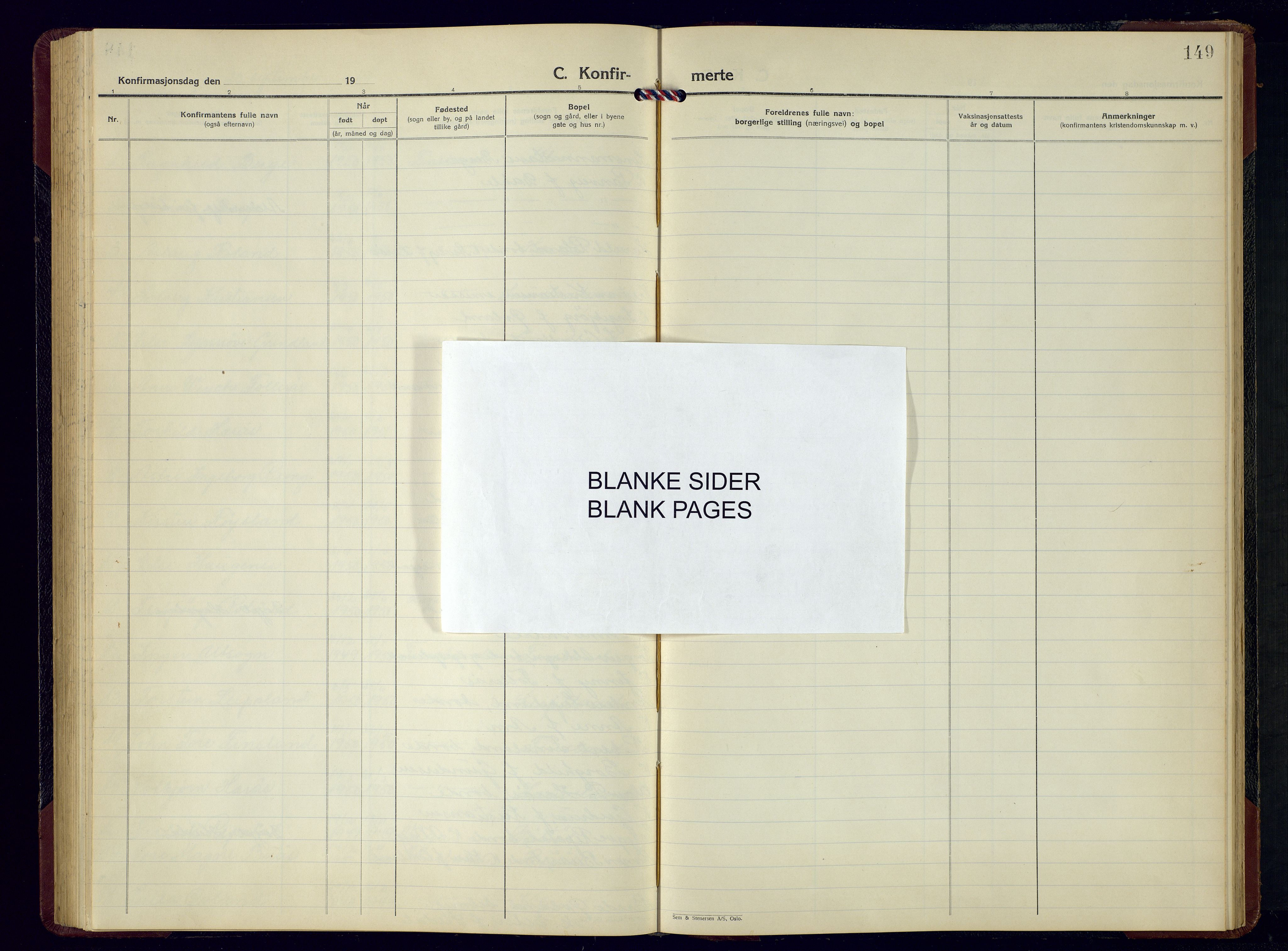 Bjelland sokneprestkontor, AV/SAK-1111-0005/F/Fb/Fbb/L0007: Parish register (copy) no. B-7, 1947-1979