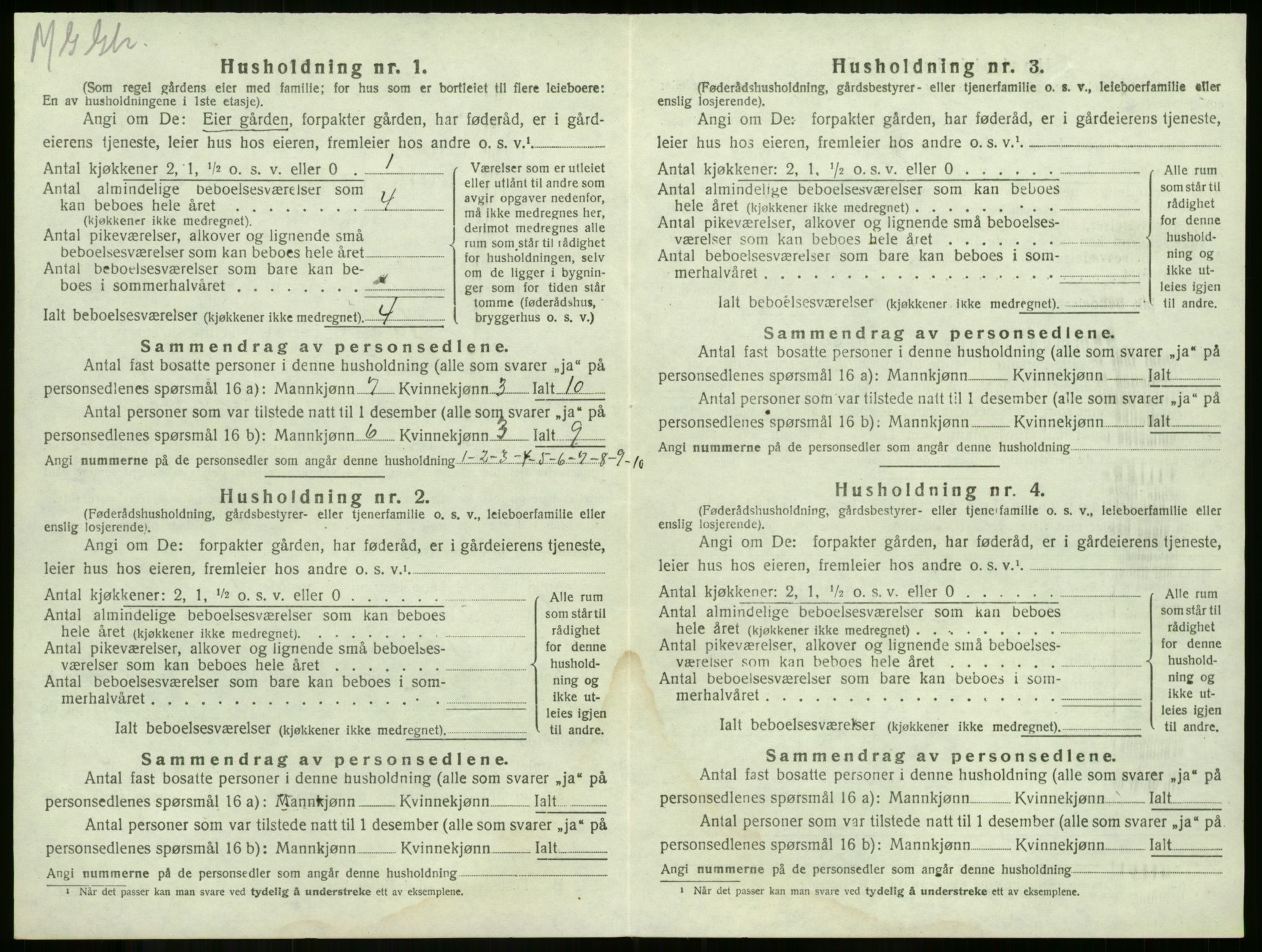 SAKO, 1920 census for Våle, 1920, p. 870