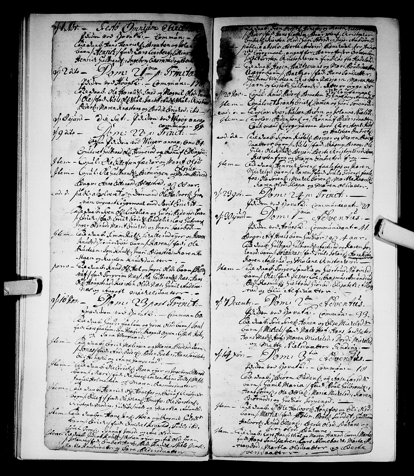 Norderhov kirkebøker, AV/SAKO-A-237/F/Fa/L0002b: Parish register (official) no. 2B, 1726-1739, p. 314-315