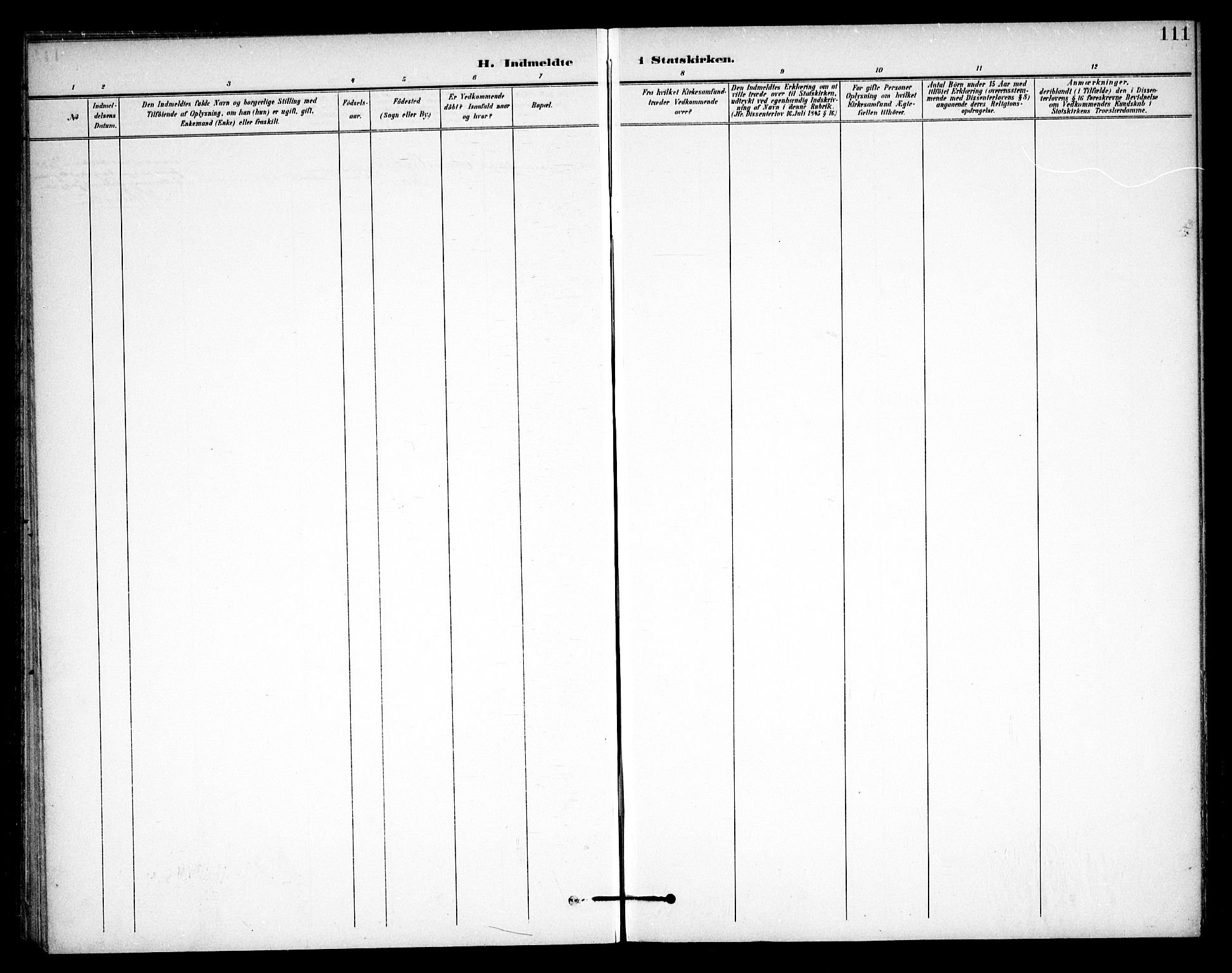 Skjeberg prestekontor Kirkebøker, AV/SAO-A-10923/F/Fb/L0002: Parish register (official) no. II 2, 1895-1910, p. 111