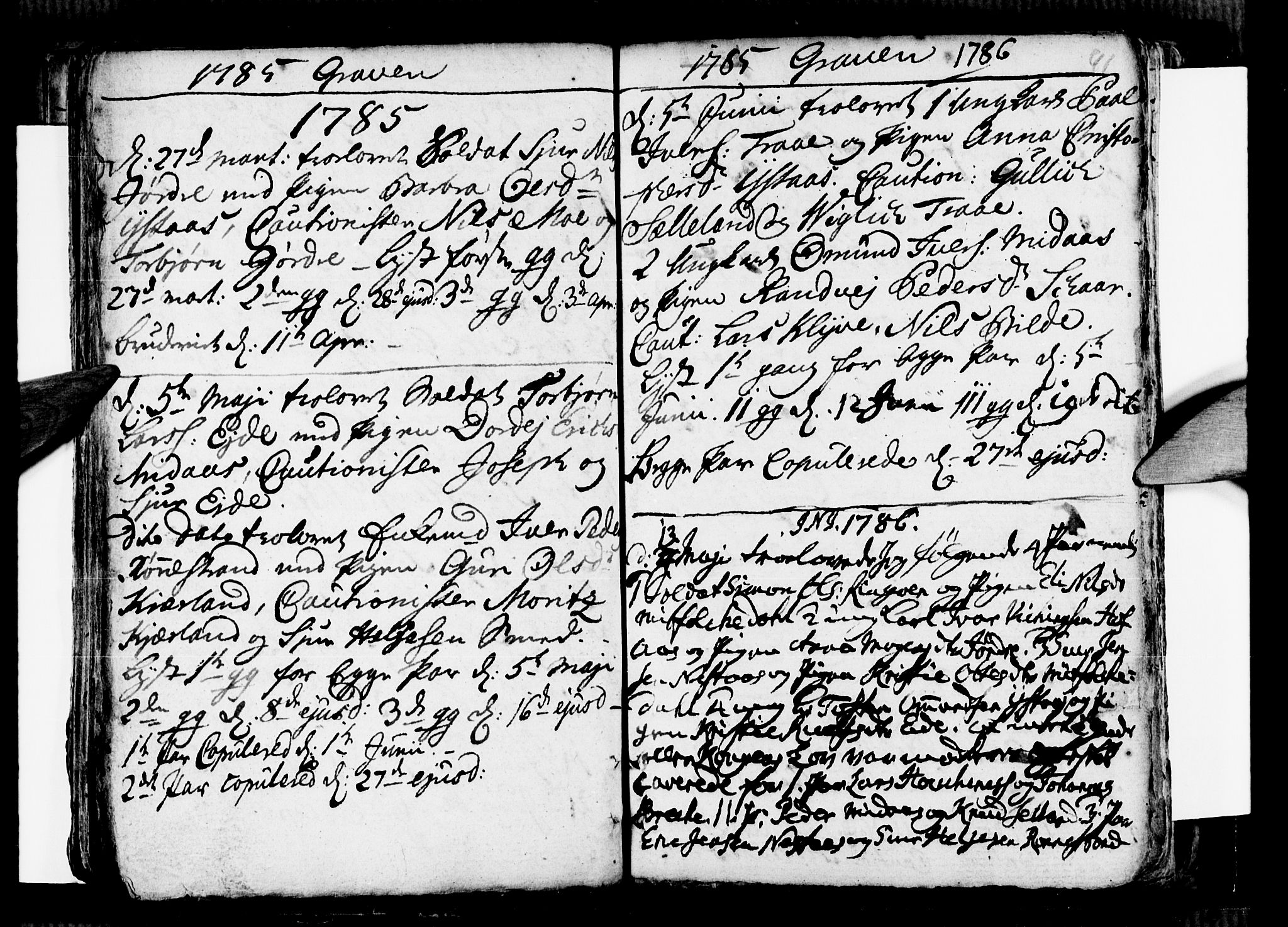 Ulvik sokneprestembete, SAB/A-78801/H/Haa: Parish register (official) no. A 9, 1743-1792, p. 91