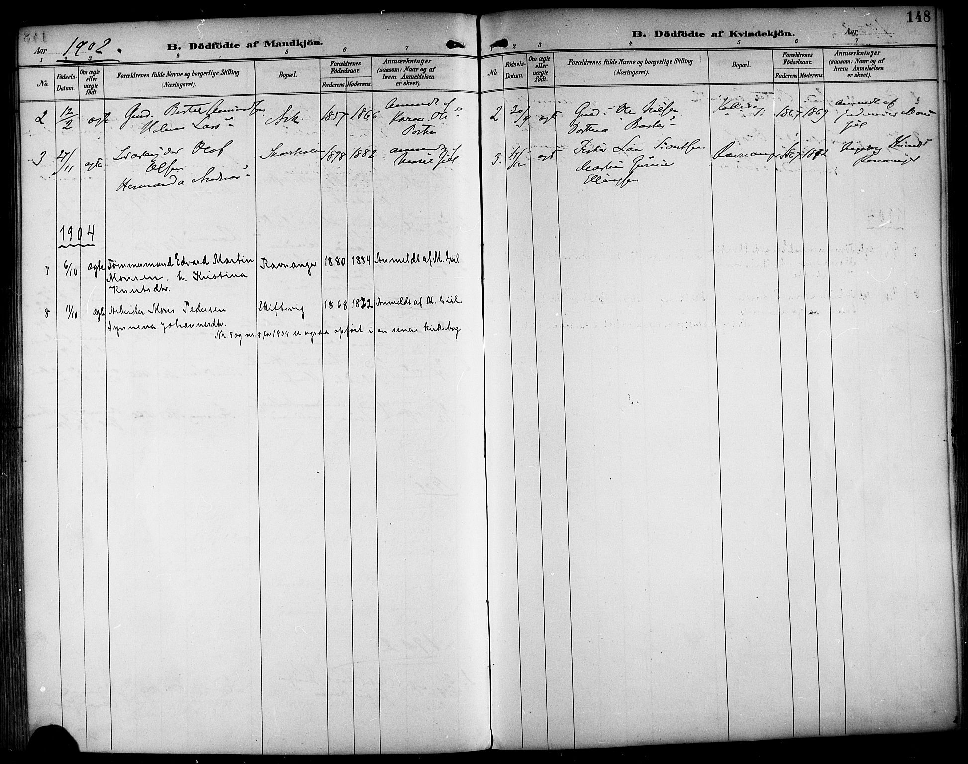 Askøy Sokneprestembete, AV/SAB-A-74101/H/Ha/Haa/Haab/L0002: Parish register (official) no. B 2, 1889-1902, p. 148