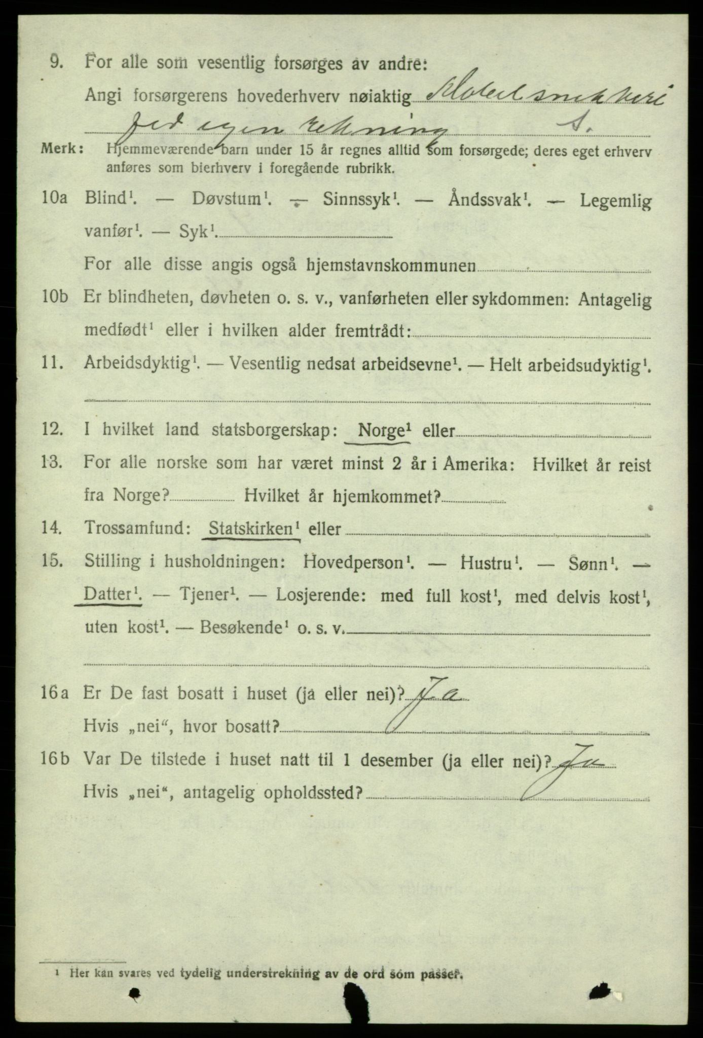 SAB, 1920 census for Kvinnherad, 1920, p. 6215