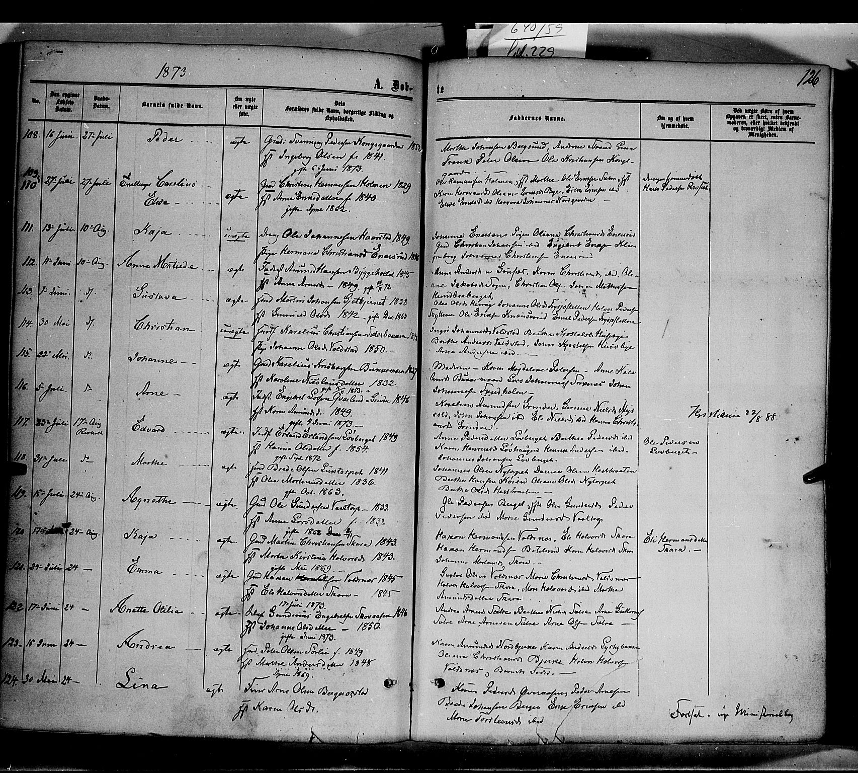 Grue prestekontor, AV/SAH-PREST-036/H/Ha/Haa/L0010: Parish register (official) no. 10, 1864-1873, p. 126