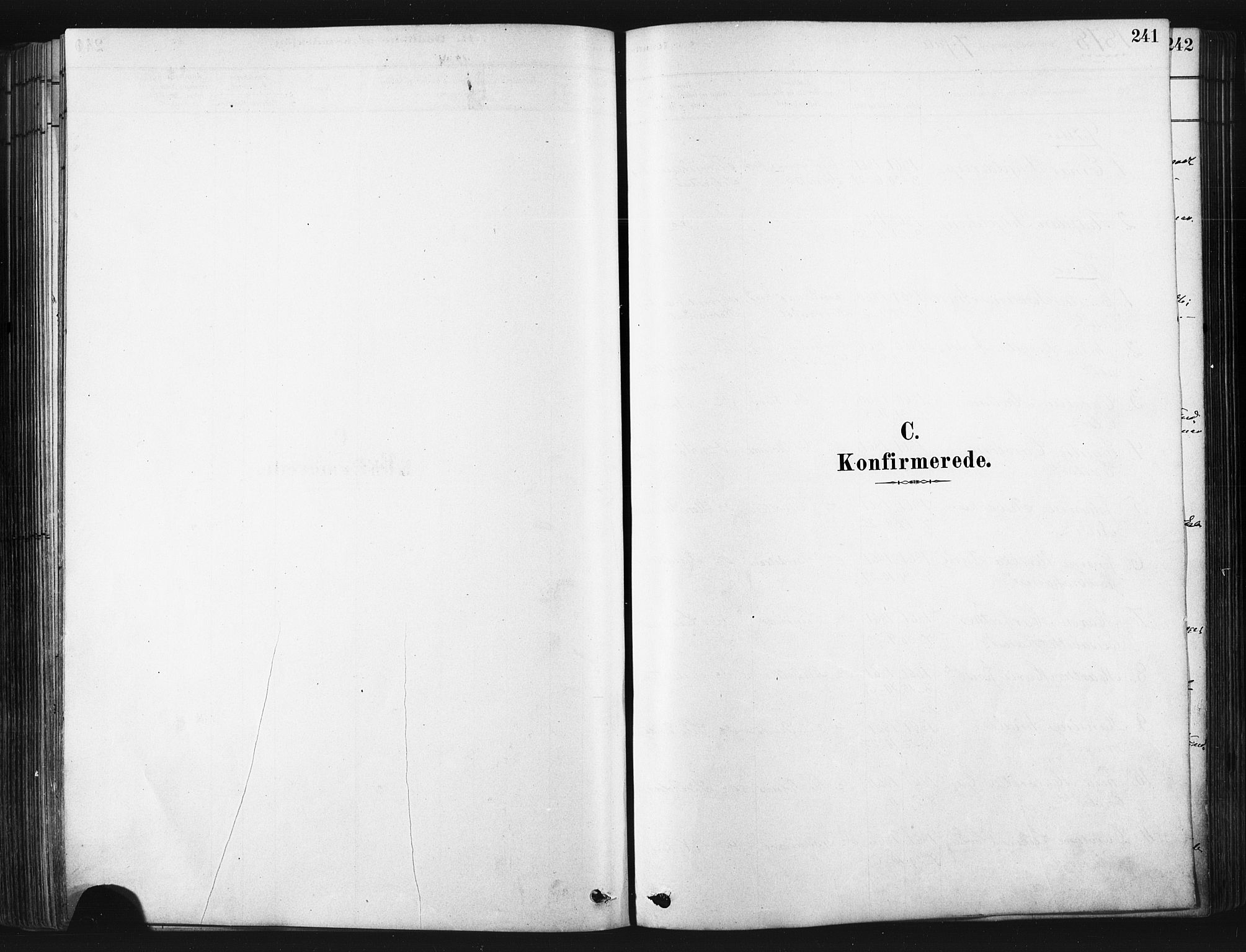 Trondenes sokneprestkontor, SATØ/S-1319/H/Ha/L0014kirke: Parish register (official) no. 14, 1878-1889, p. 241