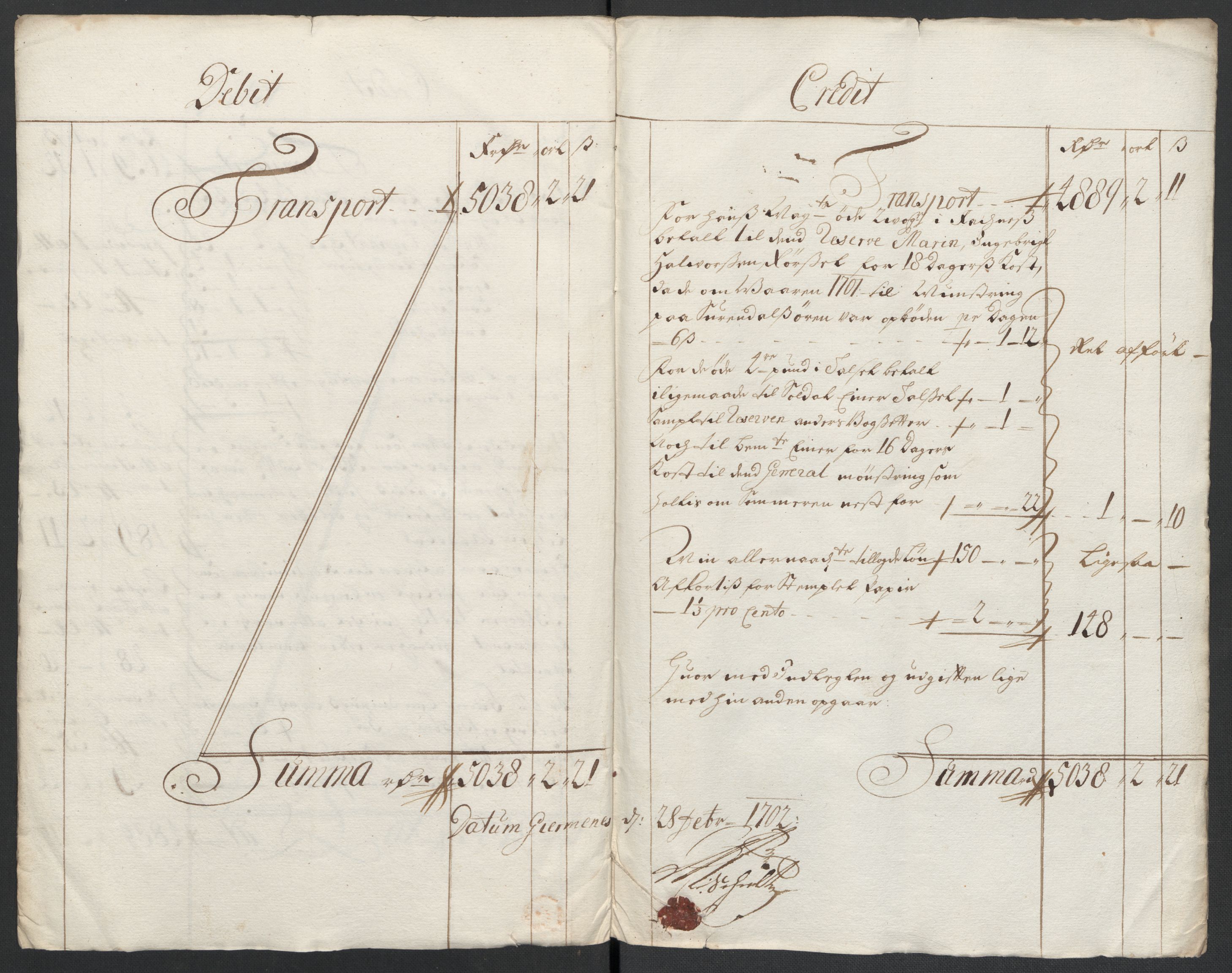Rentekammeret inntil 1814, Reviderte regnskaper, Fogderegnskap, RA/EA-4092/R55/L3655: Fogderegnskap Romsdal, 1701-1702, p. 9