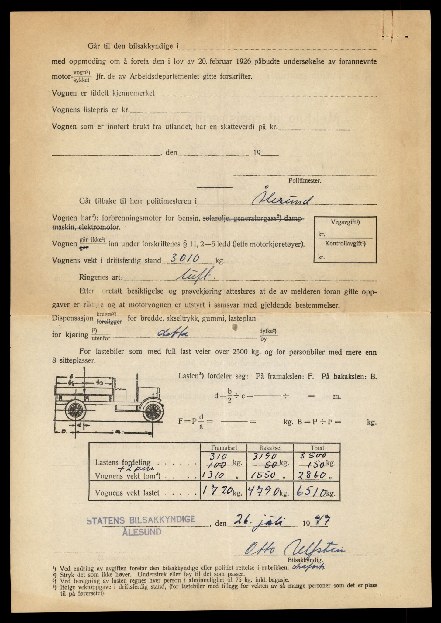 Møre og Romsdal vegkontor - Ålesund trafikkstasjon, AV/SAT-A-4099/F/Fe/L0010: Registreringskort for kjøretøy T 1050 - T 1169, 1927-1998, p. 1587