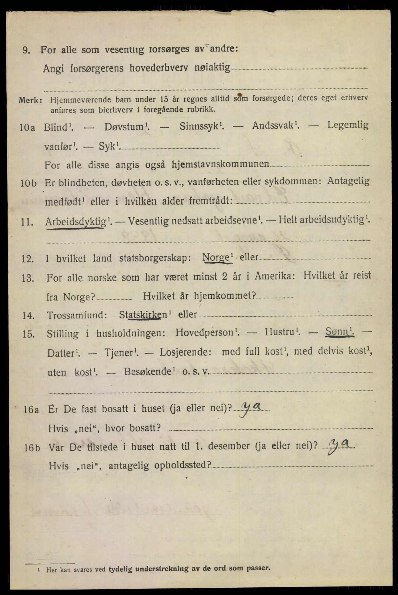 SAKO, 1920 census for Øvre Sandsvær, 1920, p. 5589