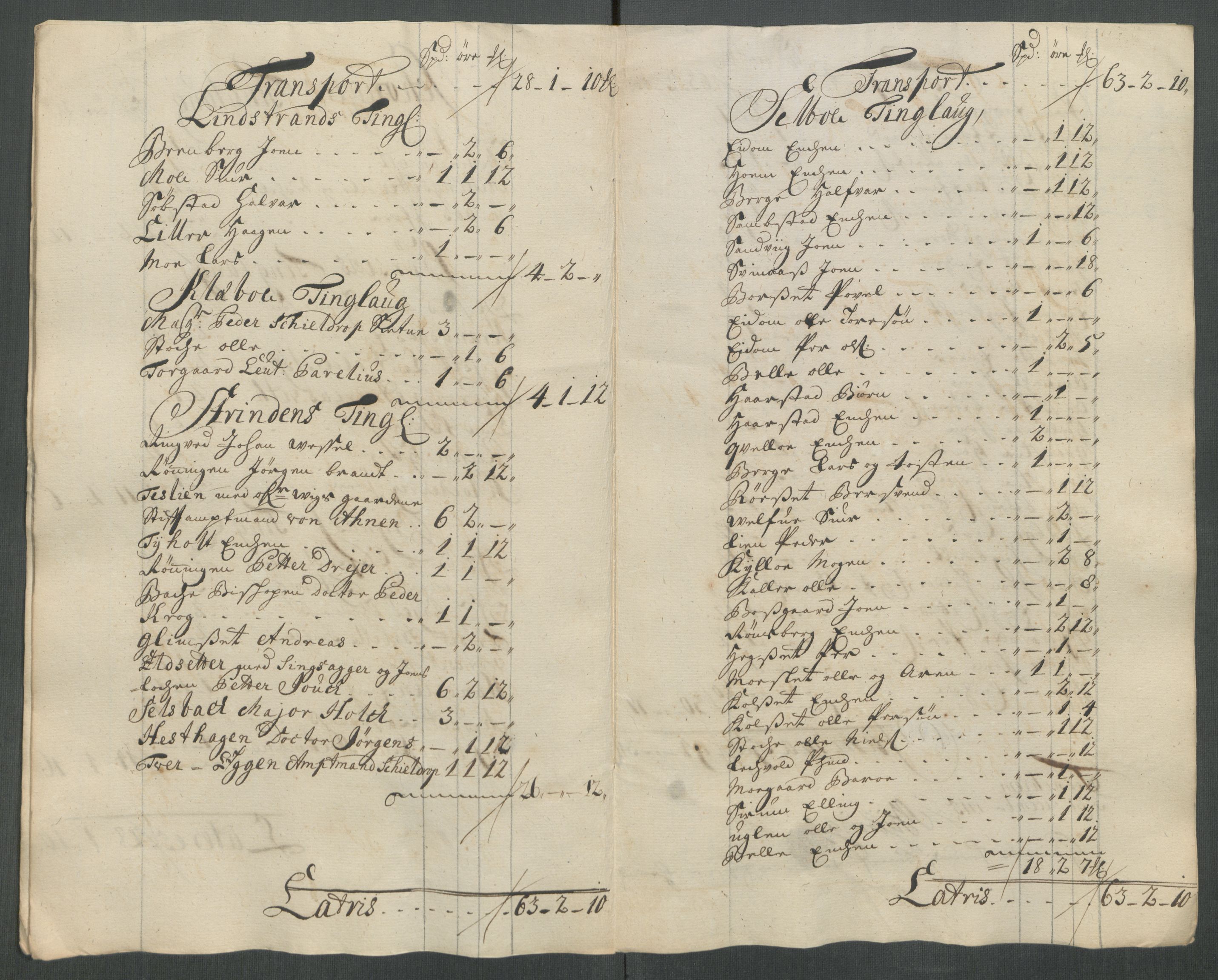 Rentekammeret inntil 1814, Reviderte regnskaper, Fogderegnskap, AV/RA-EA-4092/R61/L4115: Fogderegnskap Strinda og Selbu, 1715-1716, p. 216