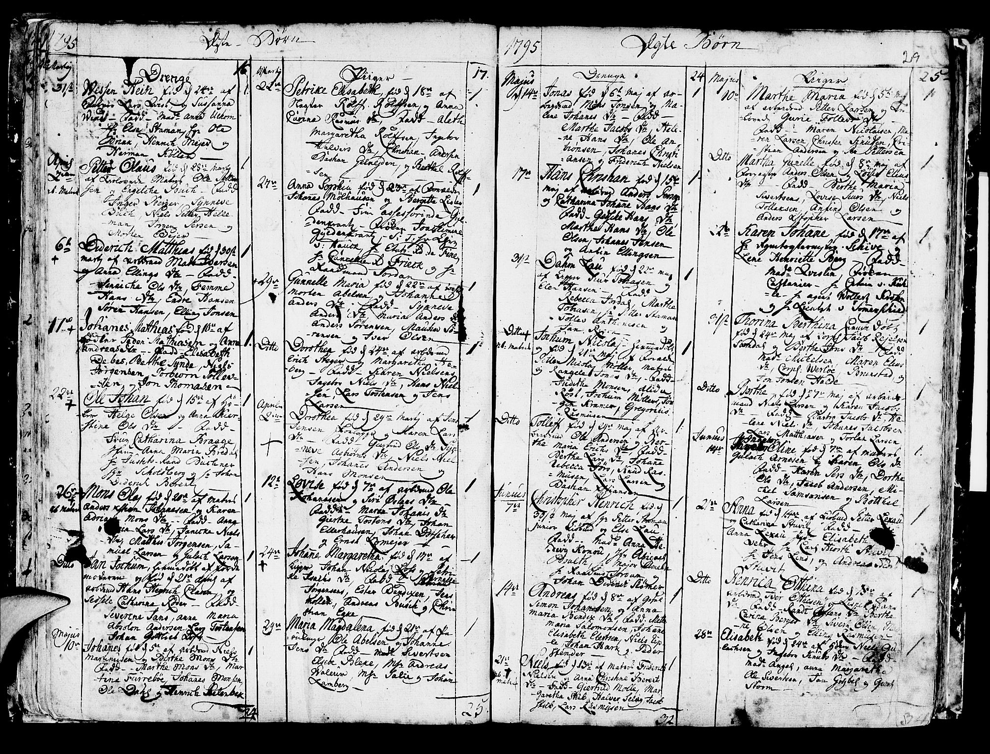 Korskirken sokneprestembete, SAB/A-76101/H/Haa/L0006: Parish register (official) no. A 6, 1790-1820, p. 29