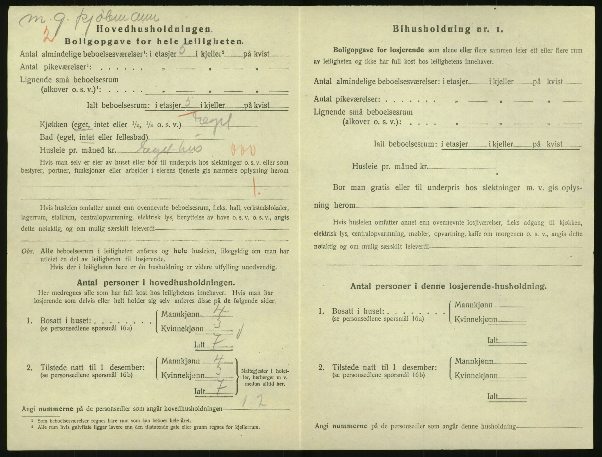 SAK, 1920 census for Arendal, 1920, p. 4601