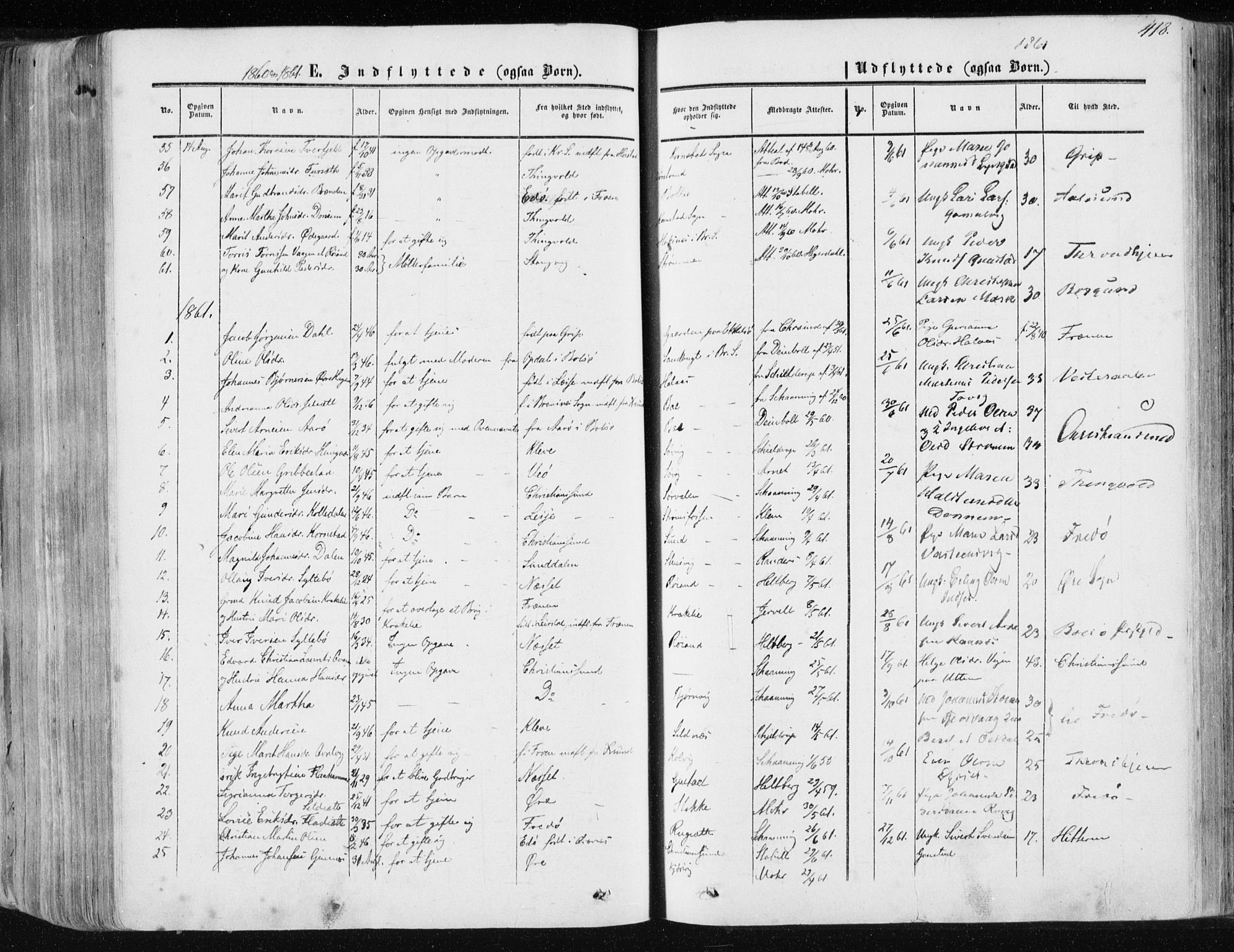 Ministerialprotokoller, klokkerbøker og fødselsregistre - Møre og Romsdal, AV/SAT-A-1454/568/L0804: Parish register (official) no. 568A11, 1854-1868, p. 418