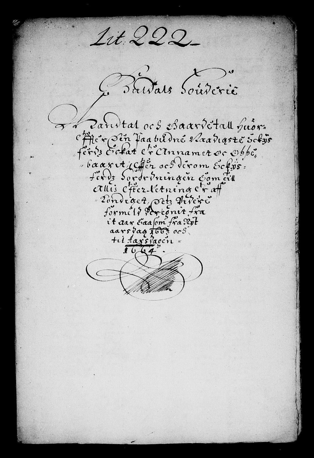 Rentekammeret inntil 1814, Reviderte regnskaper, Stiftamtstueregnskaper, Trondheim stiftamt og Nordland amt, AV/RA-EA-6044/R/Rd/L0007: Trondheim stiftamt, 1663