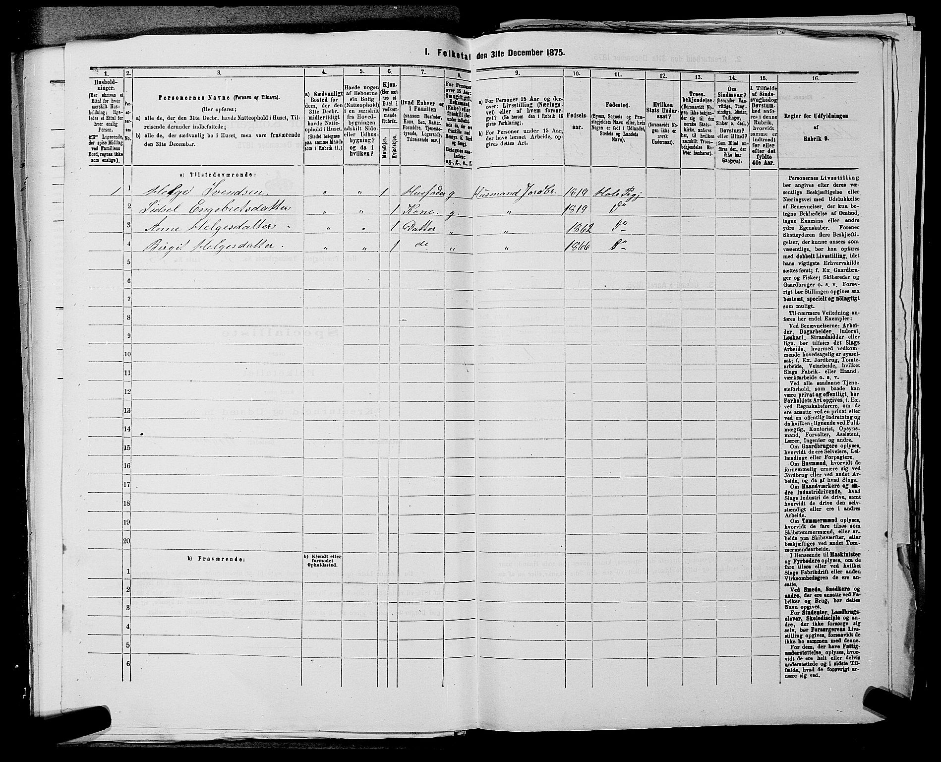 SAKO, 1875 census for 0620P Hol, 1875, p. 711