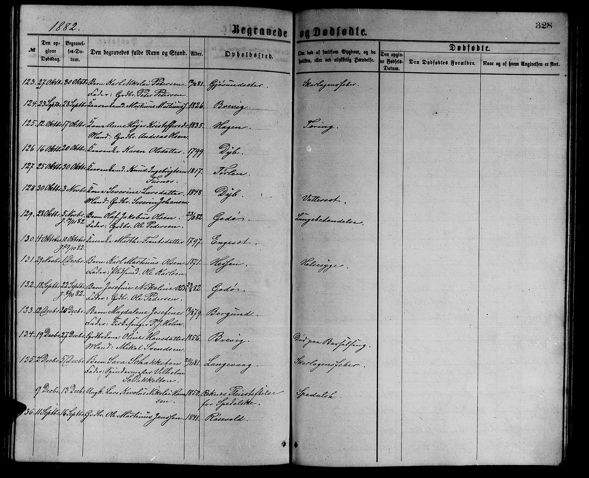 Ministerialprotokoller, klokkerbøker og fødselsregistre - Møre og Romsdal, AV/SAT-A-1454/528/L0429: Parish register (copy) no. 528C10, 1872-1886, p. 328