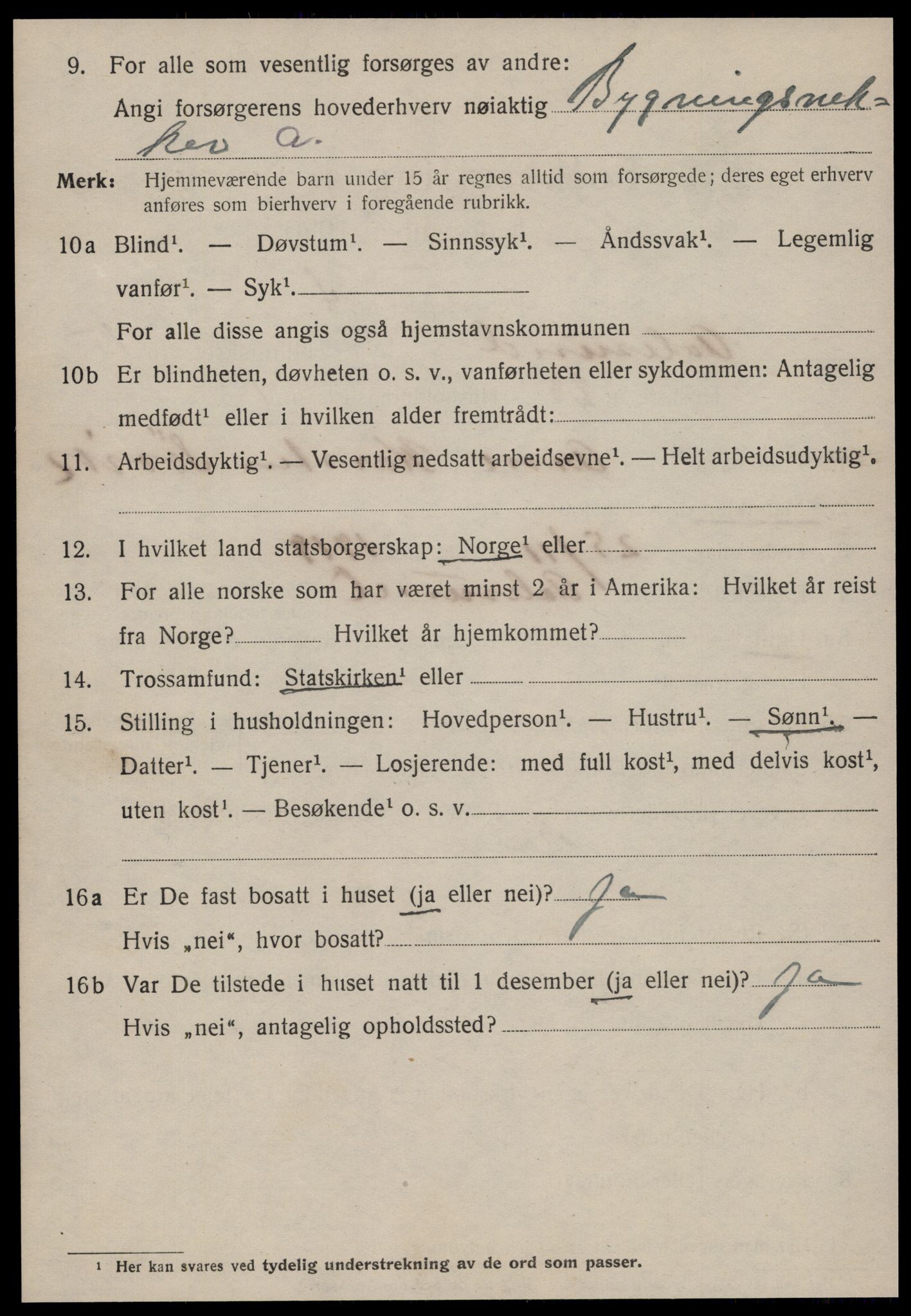 SAT, 1920 census for Ålesund, 1920, p. 30277