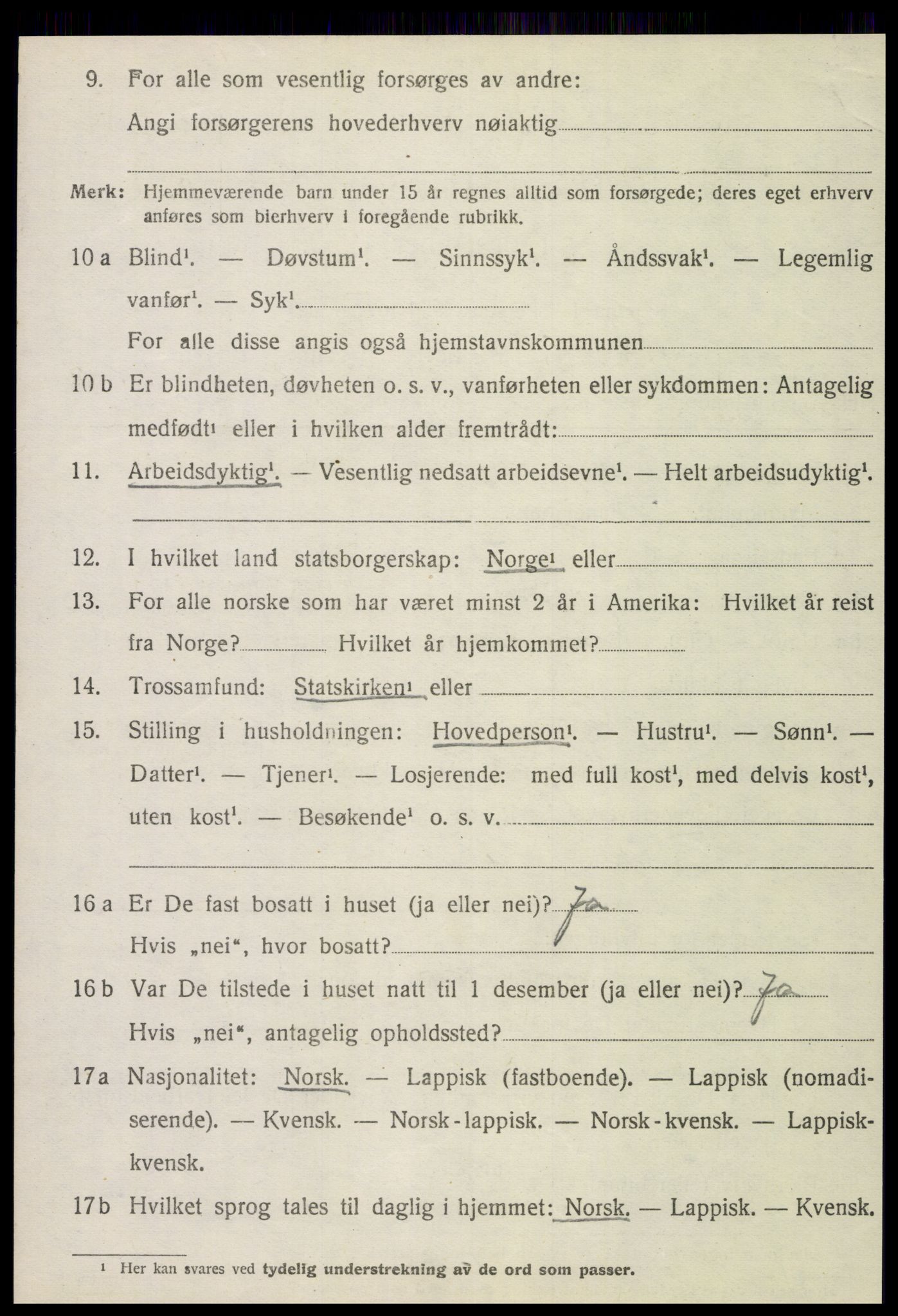 SAT, 1920 census for Stjørdal, 1920, p. 7177