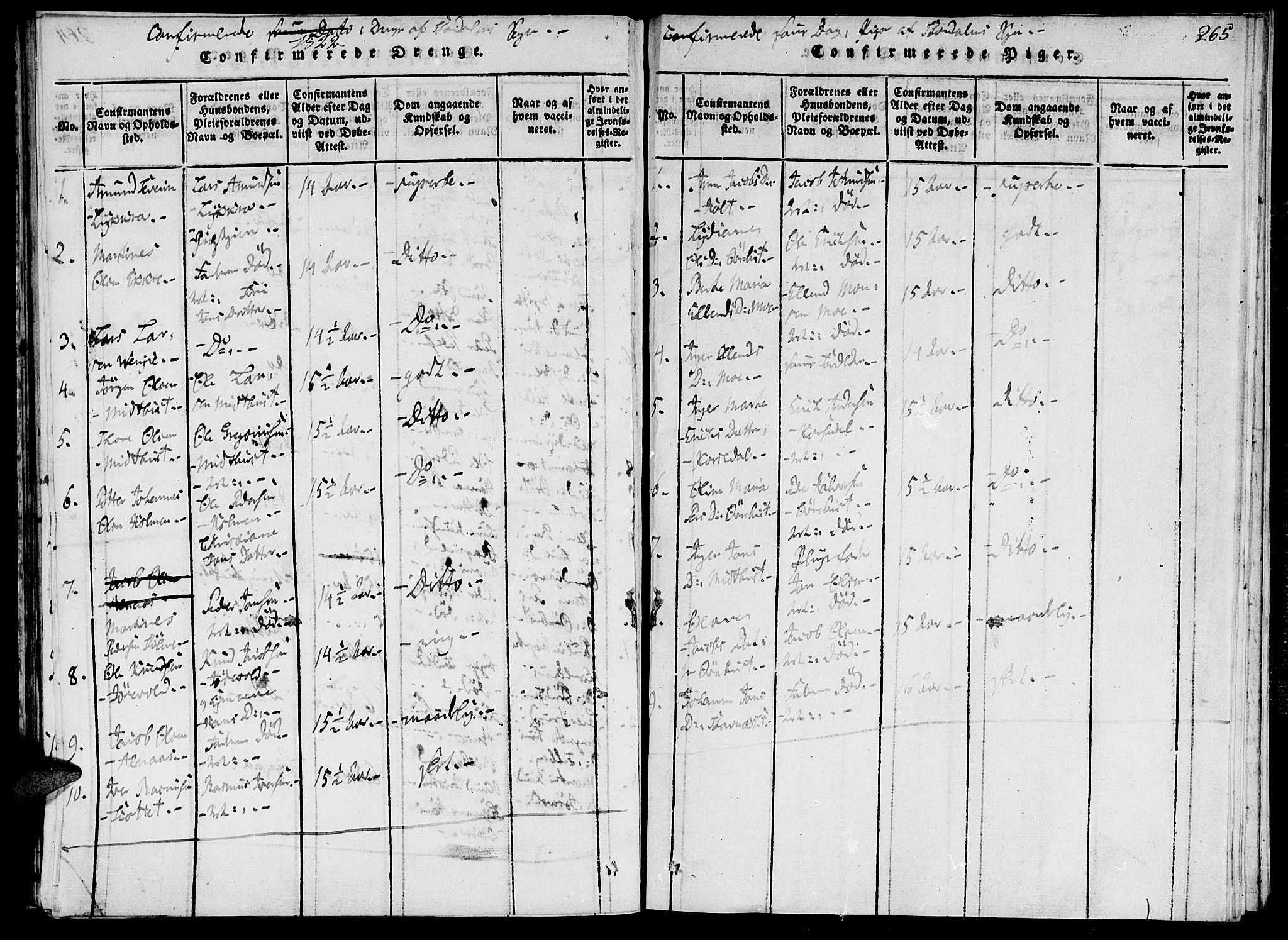 Ministerialprotokoller, klokkerbøker og fødselsregistre - Møre og Romsdal, AV/SAT-A-1454/520/L0273: Parish register (official) no. 520A03, 1817-1826, p. 266